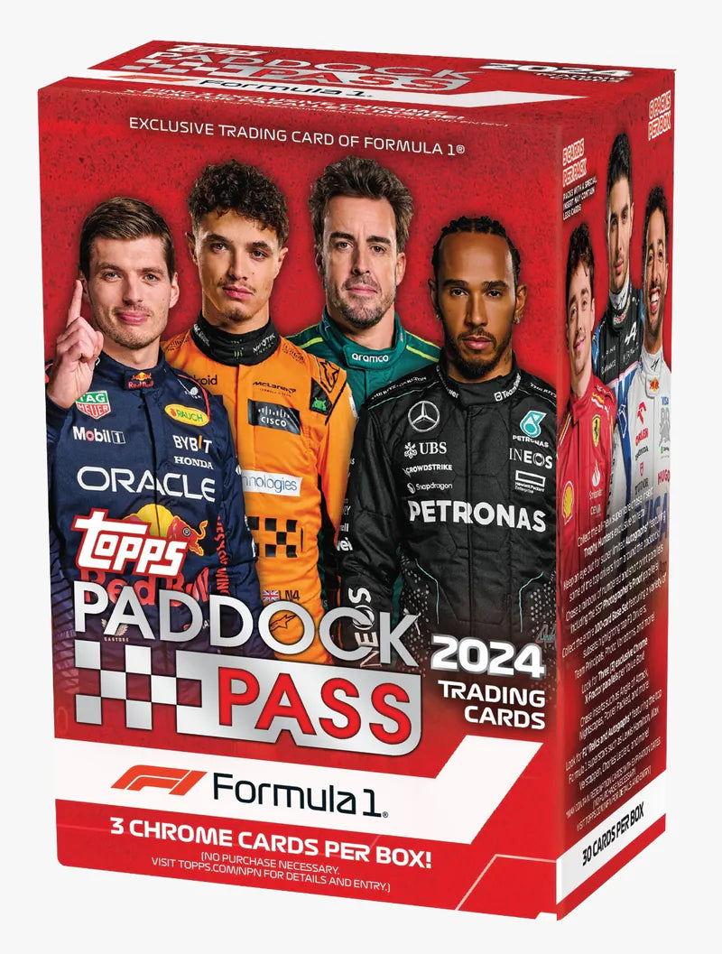 2024 Topps Paddock Pass Formula 1 (F1) Value Box