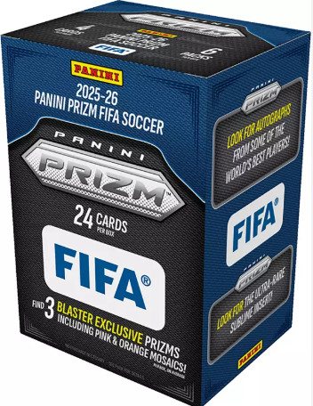 2025-26 Panini Prizm FIFA Trading Card Blaster Box