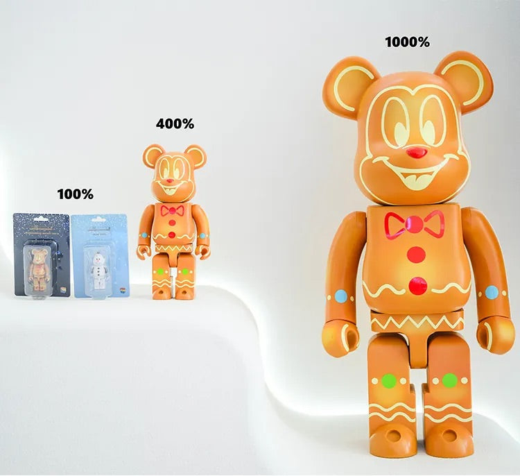 1000% BE@RBRICK Gingerbread Mickey