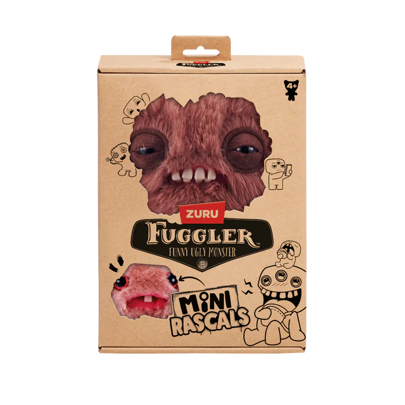 Fuggler Double Trouble - Squidge (Brown) 雙重麻煩系列 - 捏捏怪(棕色)