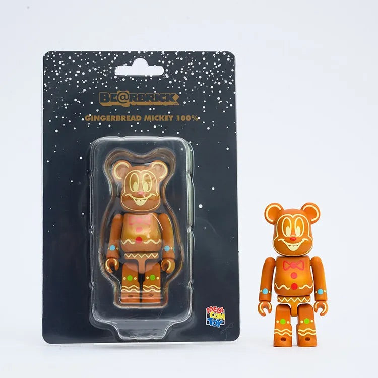 100% BE@RBRICK Gingerbread Mickey