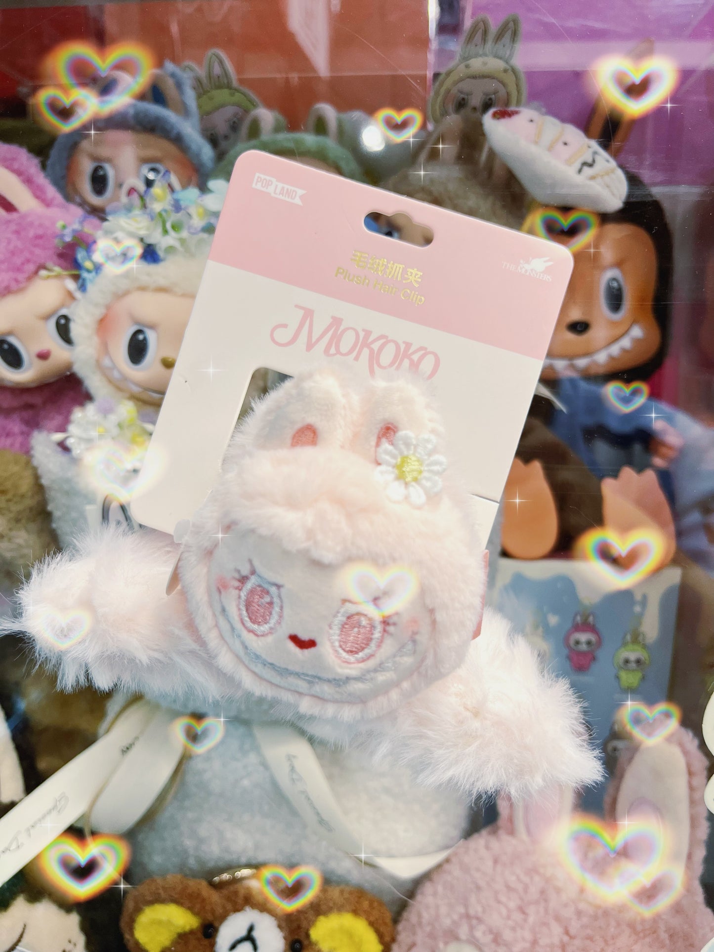 POPLAND MOKOKO甜心系列-毛絨抓夾 MOKOKO Sweetheart Series-Plush Hair Clip