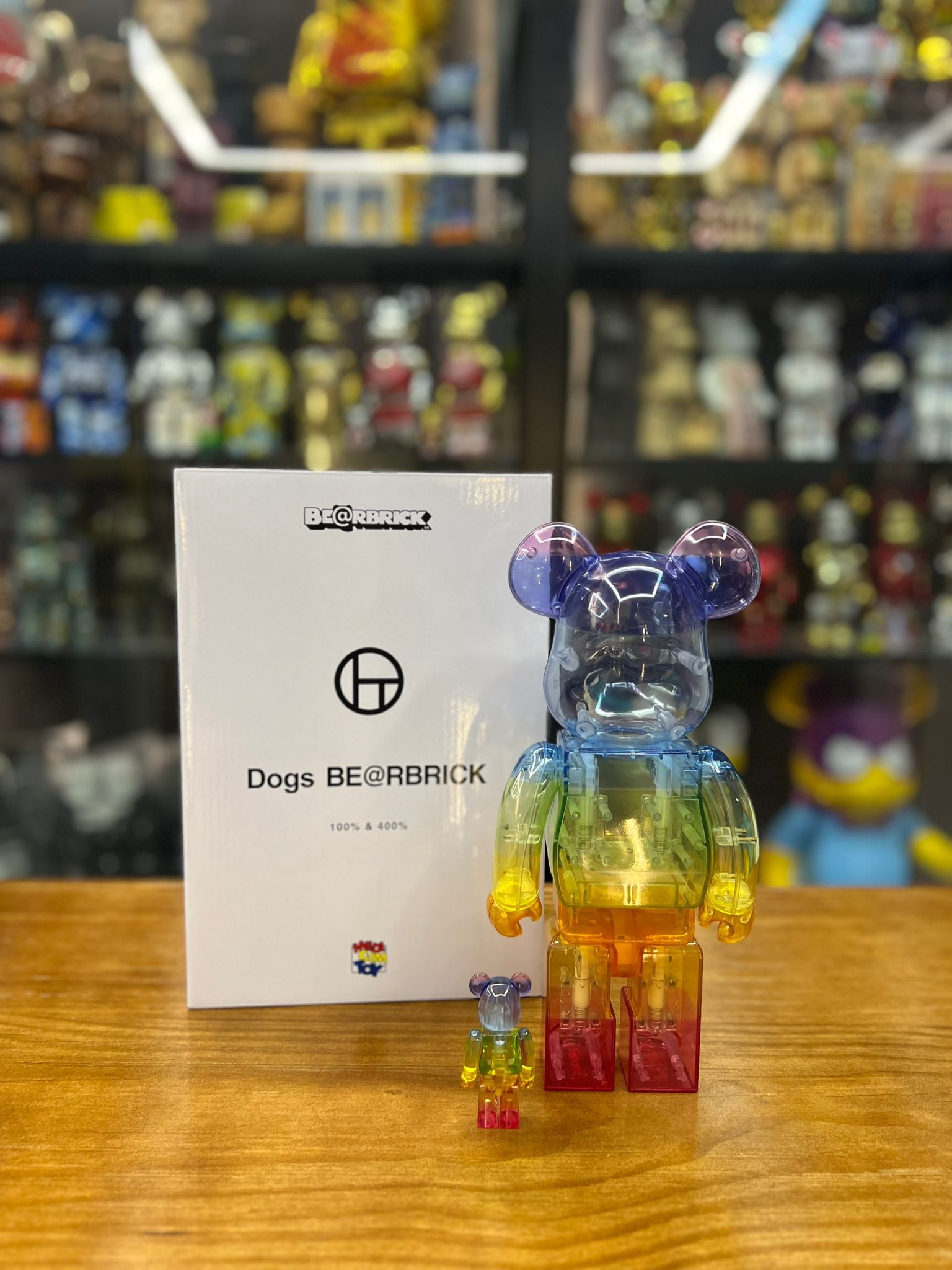 100% & 400% Be@rbrick Dogs clean multi