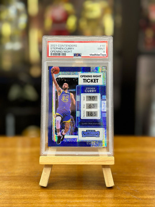 PSA 9 2021 CONTENDERS #10 STEPHEN CURRY OPENING NIGHT