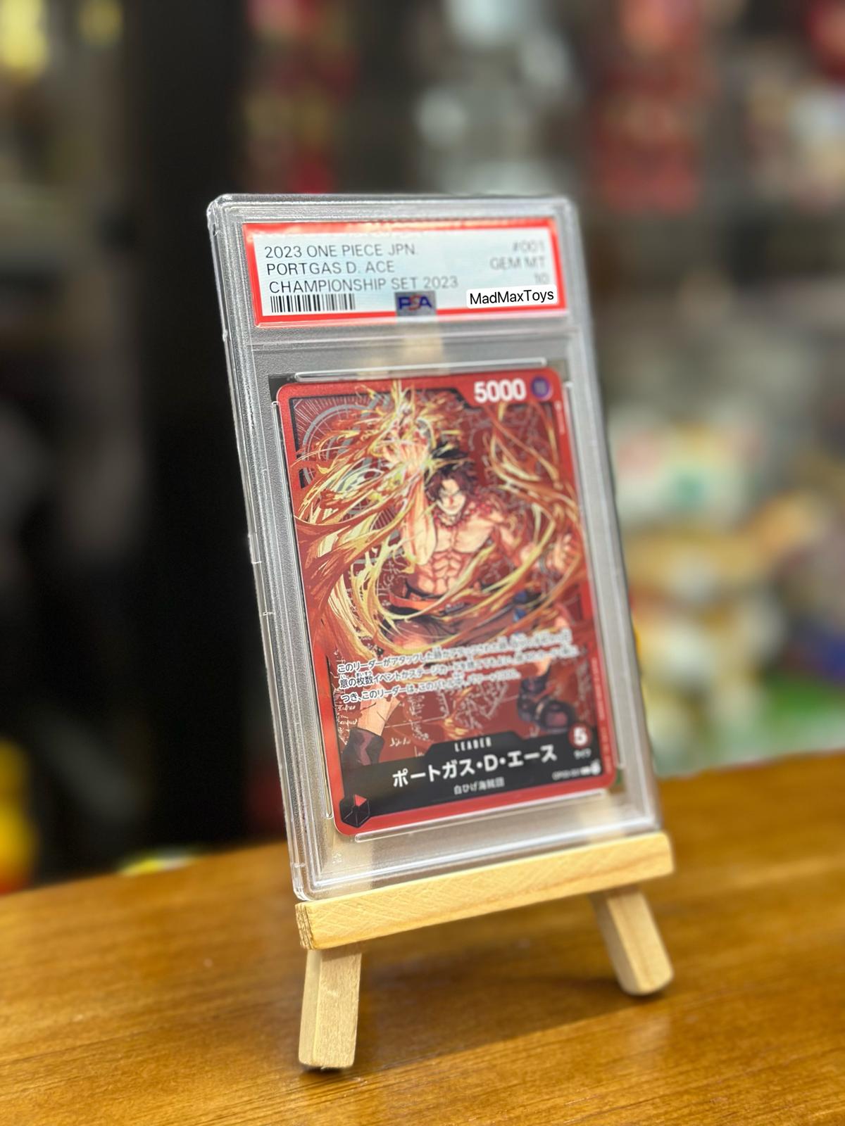 PSA 10 One Piece Card L ポートガス・D・エース(パラレル)(チャンピオンシップセット2023)(OP03-001)