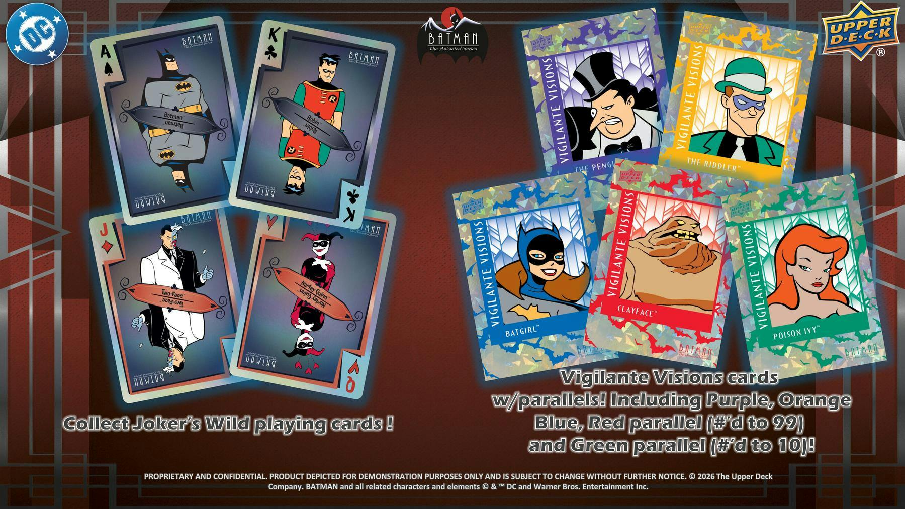 2025 Upper Deck Batman The Animated Series Hobby Box