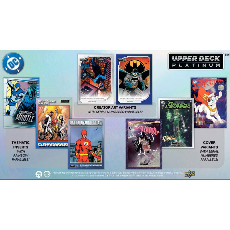 Upper Deck Platinum DC Trading Cards Hobby Box
