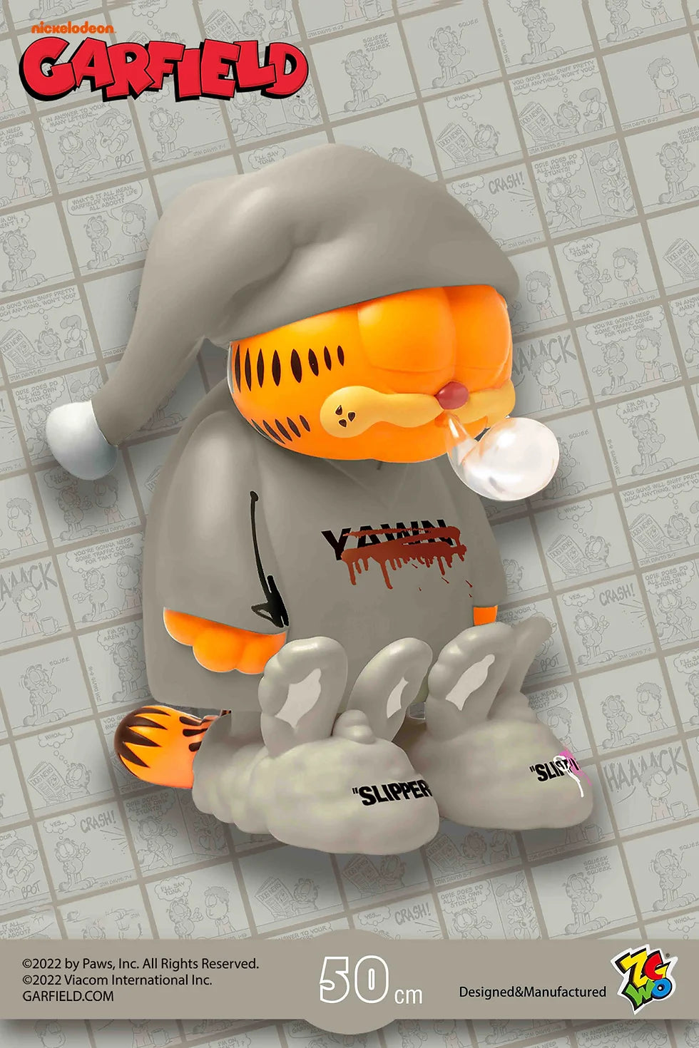 Garfield - "Je ne dors pas" 50 cm Bâillement