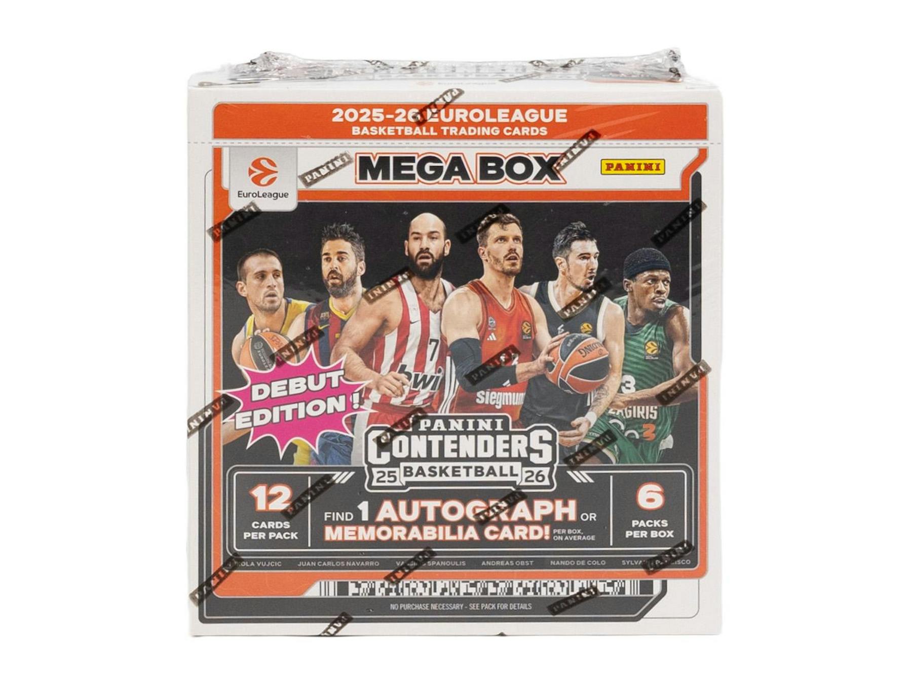 2025-26 Panini Contenders EuroLeague Basketball Mega Box