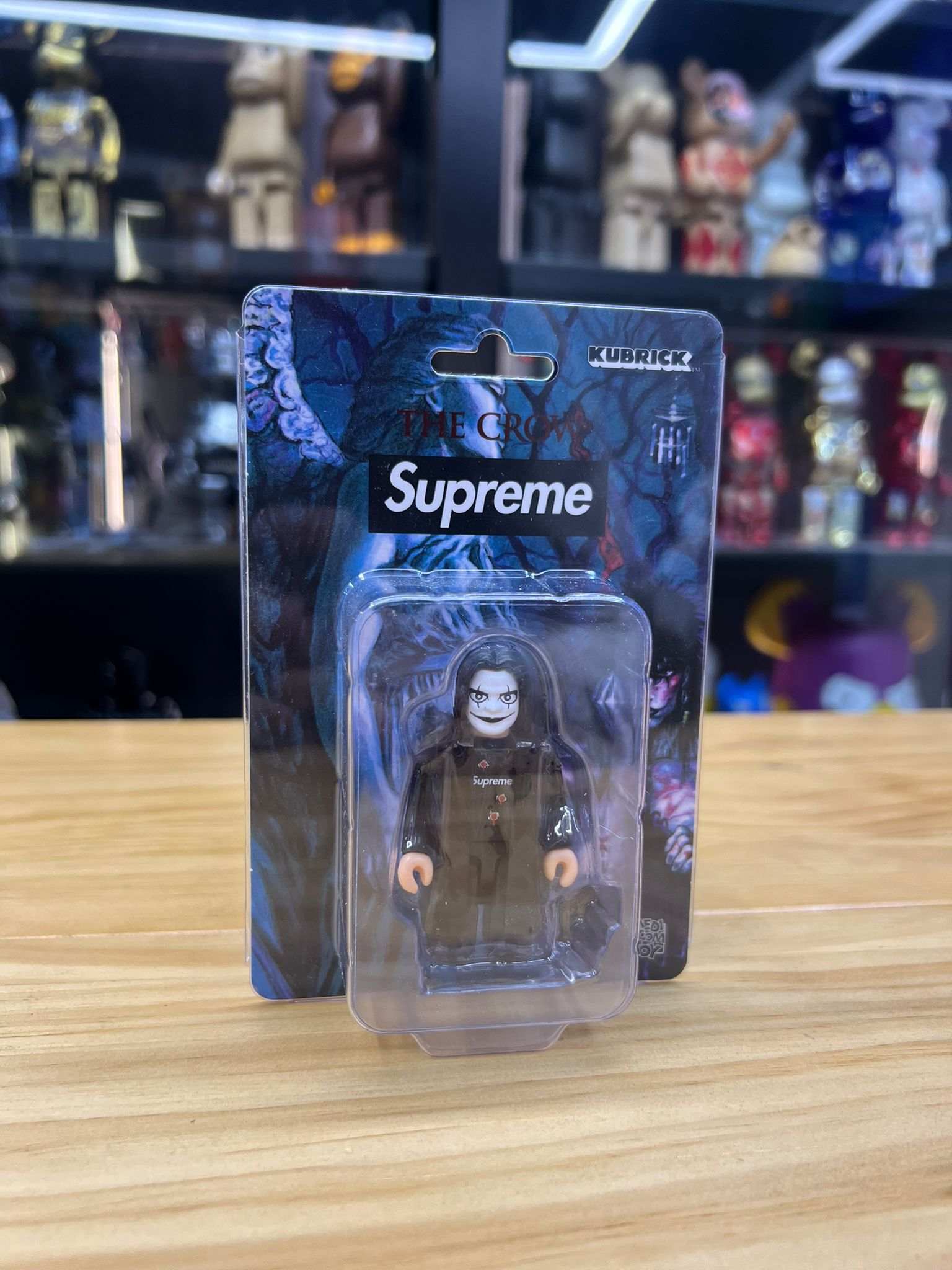 100% Supreme x The Crow Kubrick Figure