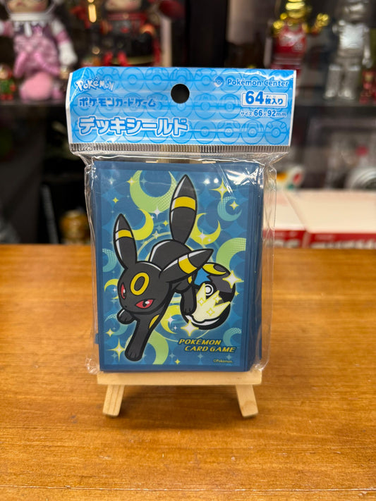 Pokemon Center 限定 月伊貝卡套 ポケモンカード ポケモンカードゲーム デッキシールド スリーブ ブラッキー 絶版 サプライ ポケモンセンター