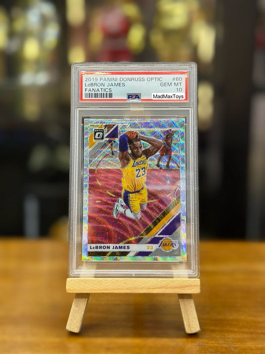 PSA 10 2019 PANINI LeBRON JAMES #60 FANATICS