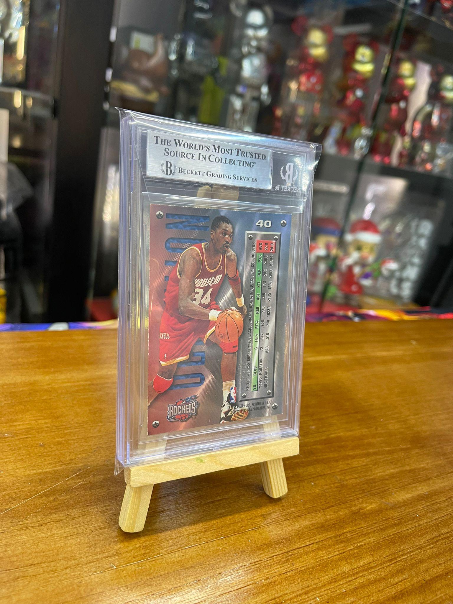 BGS 8 1995-96 METAL #40 HAKEEM OLAJUWON