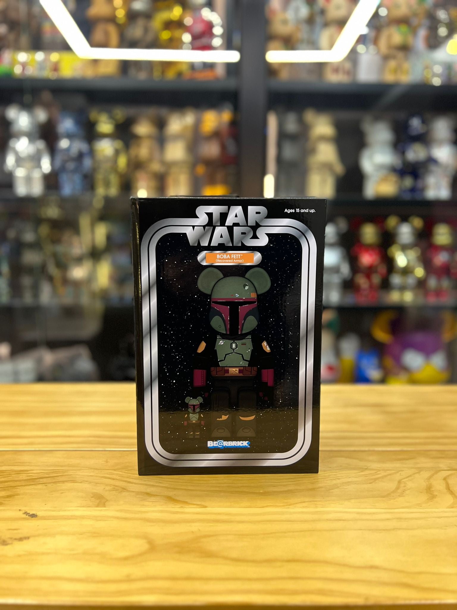 100% & 400% Be@rbrick BOBA FETT (Recovered Armor) Star War