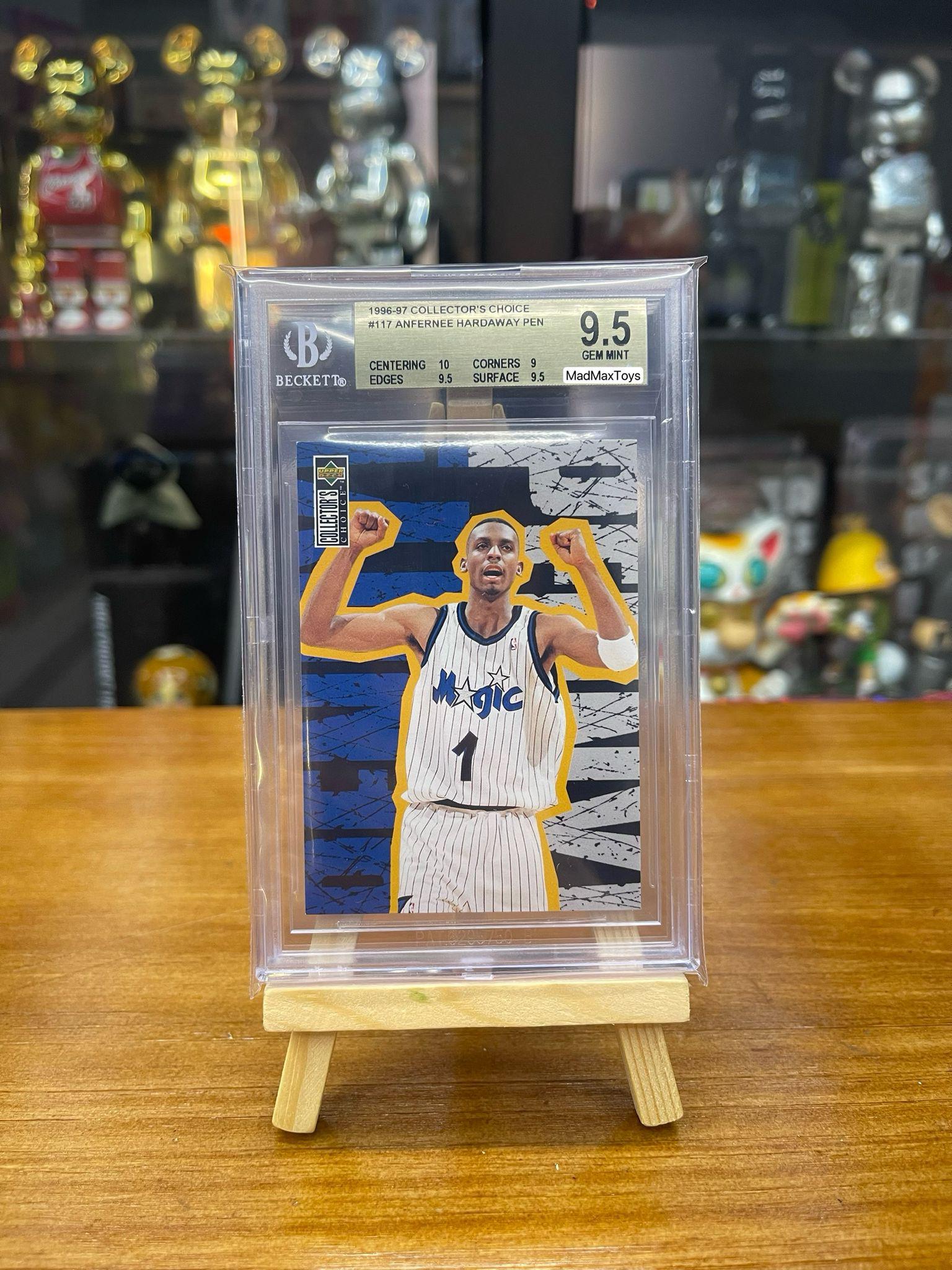 BGS 9.5 1996-97 Collector's Choice #117 Anfernee Hardaway PEN NBA Basketball Trading Card