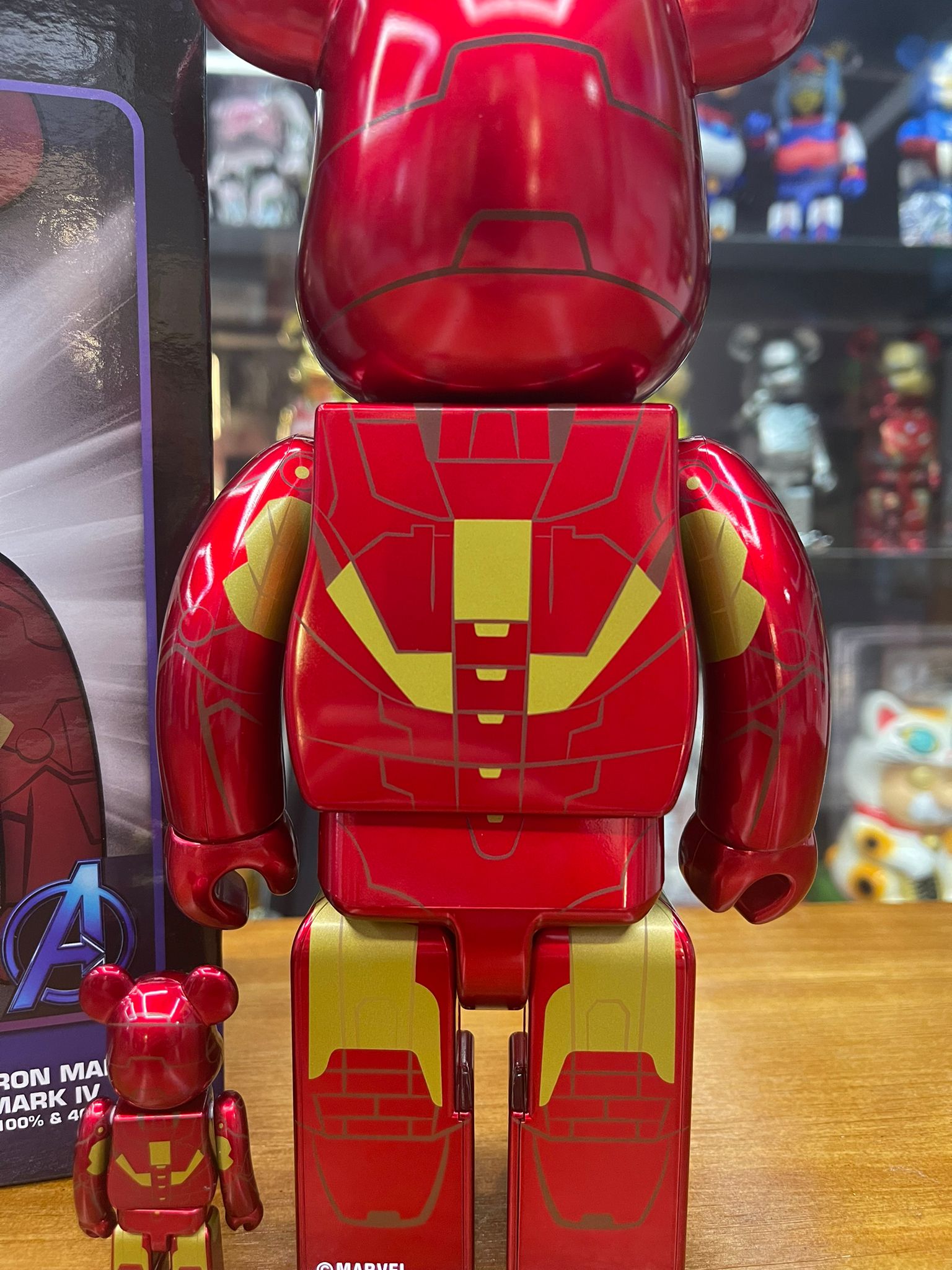 100％ & 400％ BE@RBRICK IRON MAN MARK IV