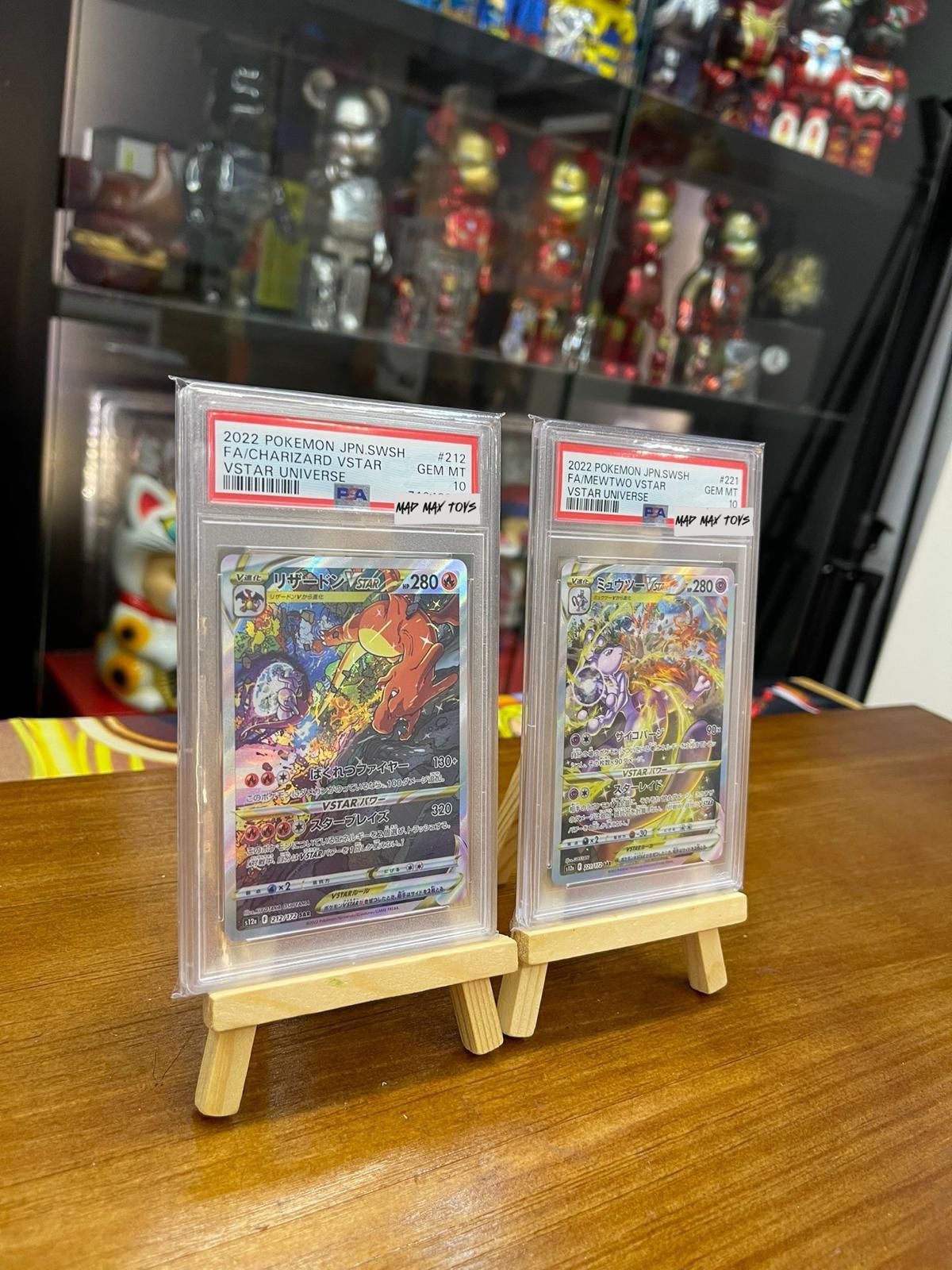 PTCG Pokemon CGC10 2022 Pokemon JPN. S12a F 221/172 戰鬥夢夢/PTCG Pokemon PSA10 2020 Pokemon JPN. SWSH FA/Mewtwo Vstar Universe 戰鬥情境 超夢 SET