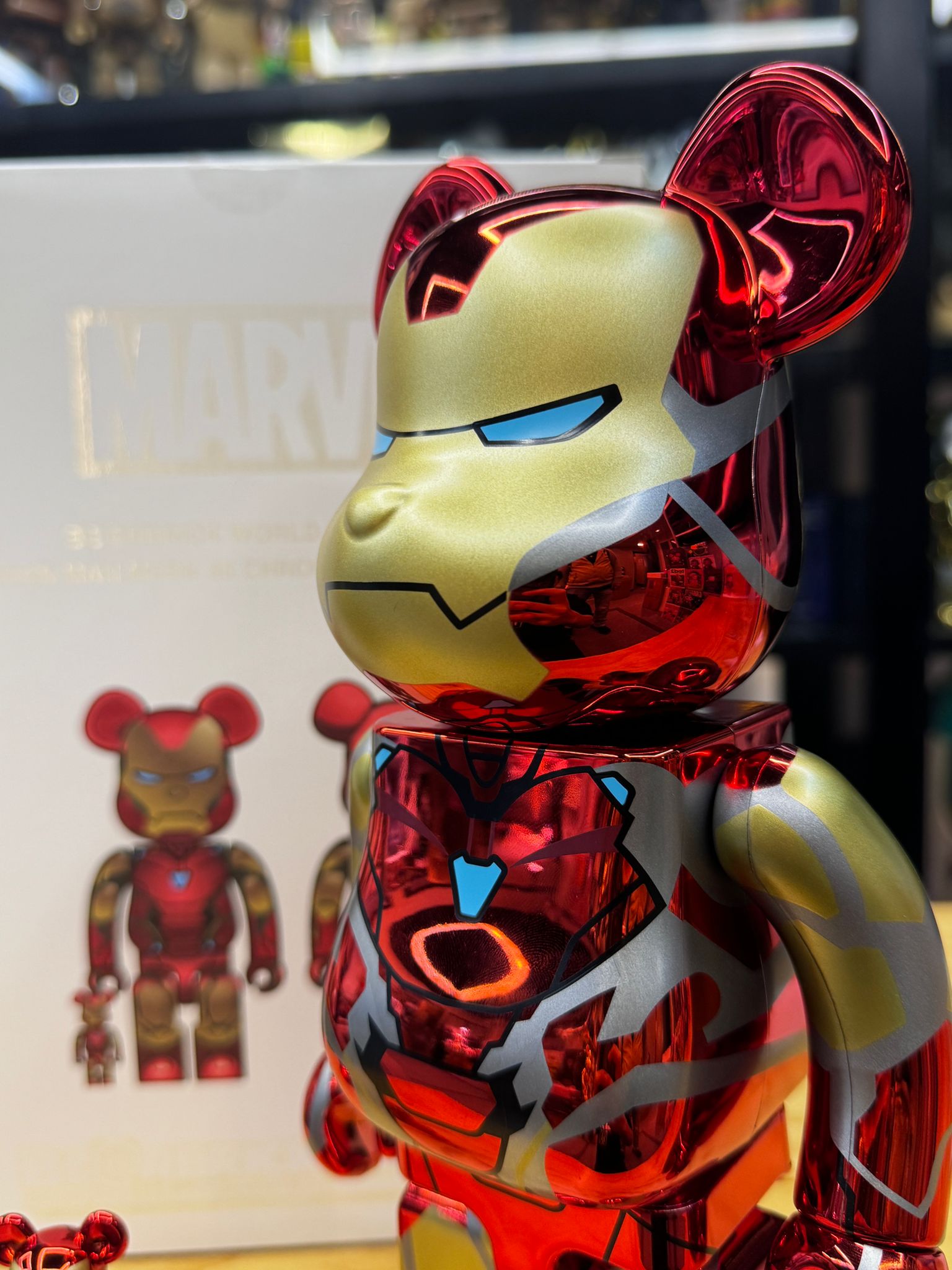 BE@RBRICK IRON MAN MARK85 CHROME Ver. - electro-tel.com