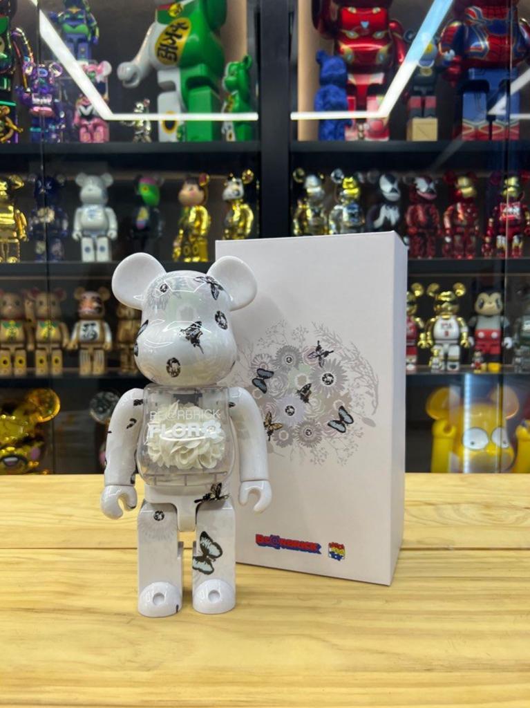 400% BE@RBRICK FLOR@ #2 White