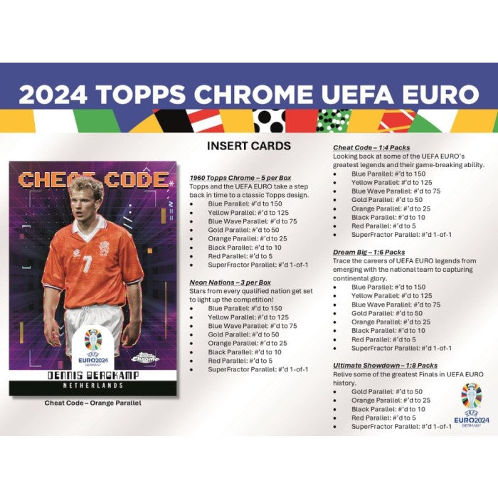 2024 Topps Chrome® UEFA EURO - Hobby Box