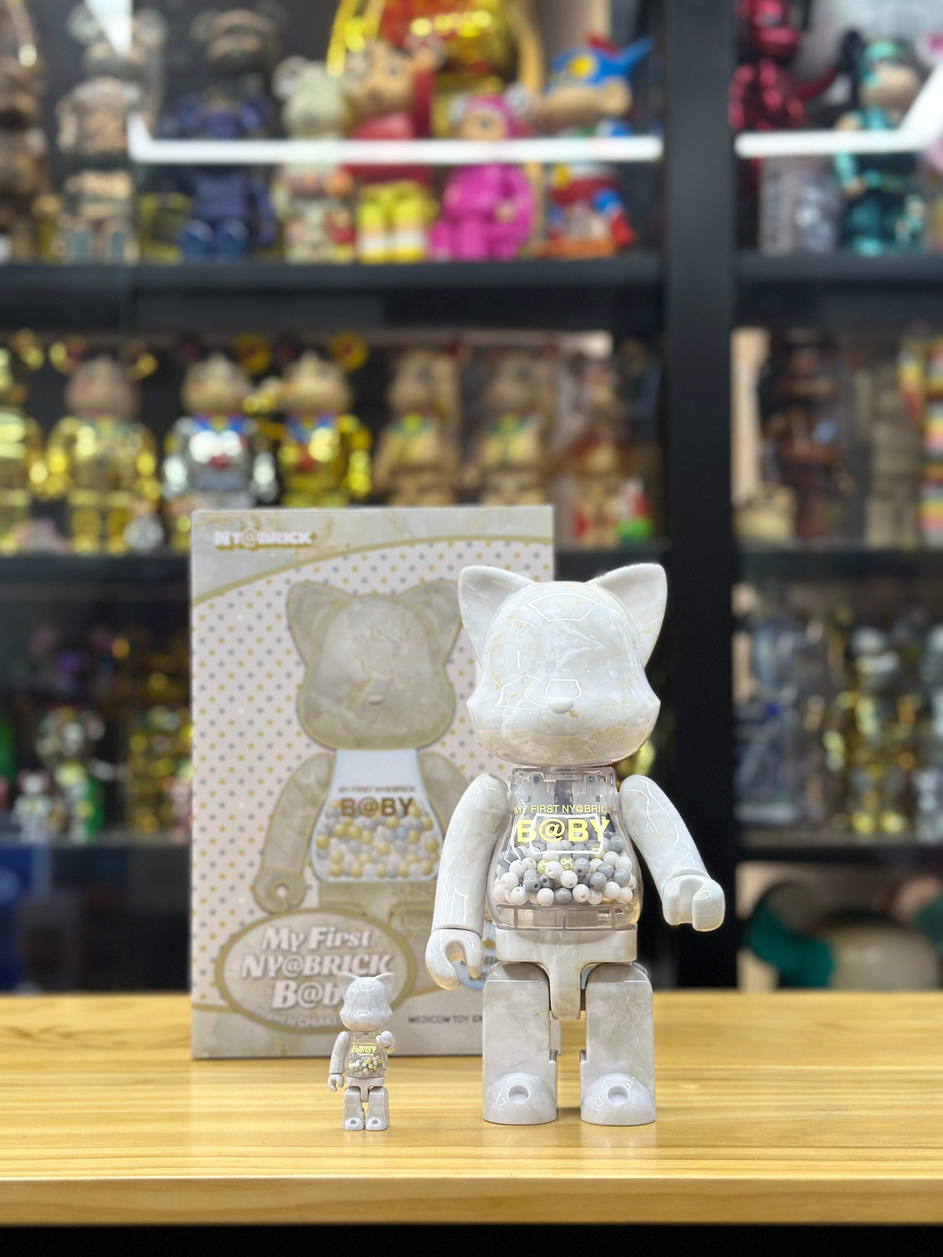 Set of 2 pcs 100% & 400% MY FIRST NY@BRICK & R@BBRICK B@BY MARBLE Ver.