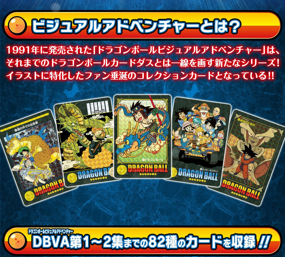 DRAGON BALL VISUALADVENTURE PREMIUM SET Vol.1 CARDDASS 龍珠風雲【豪華套裝】第一彈