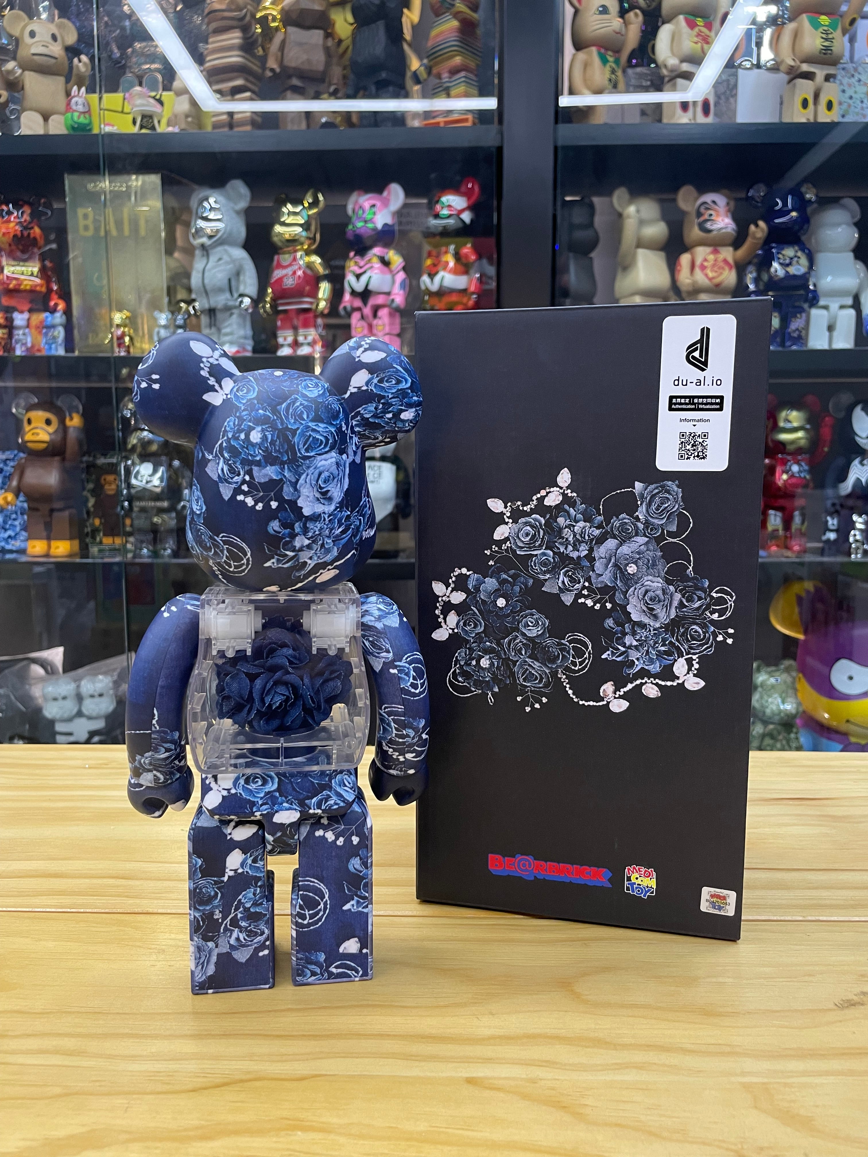 400％ BE@RBRICK FLOR@ DENIM 