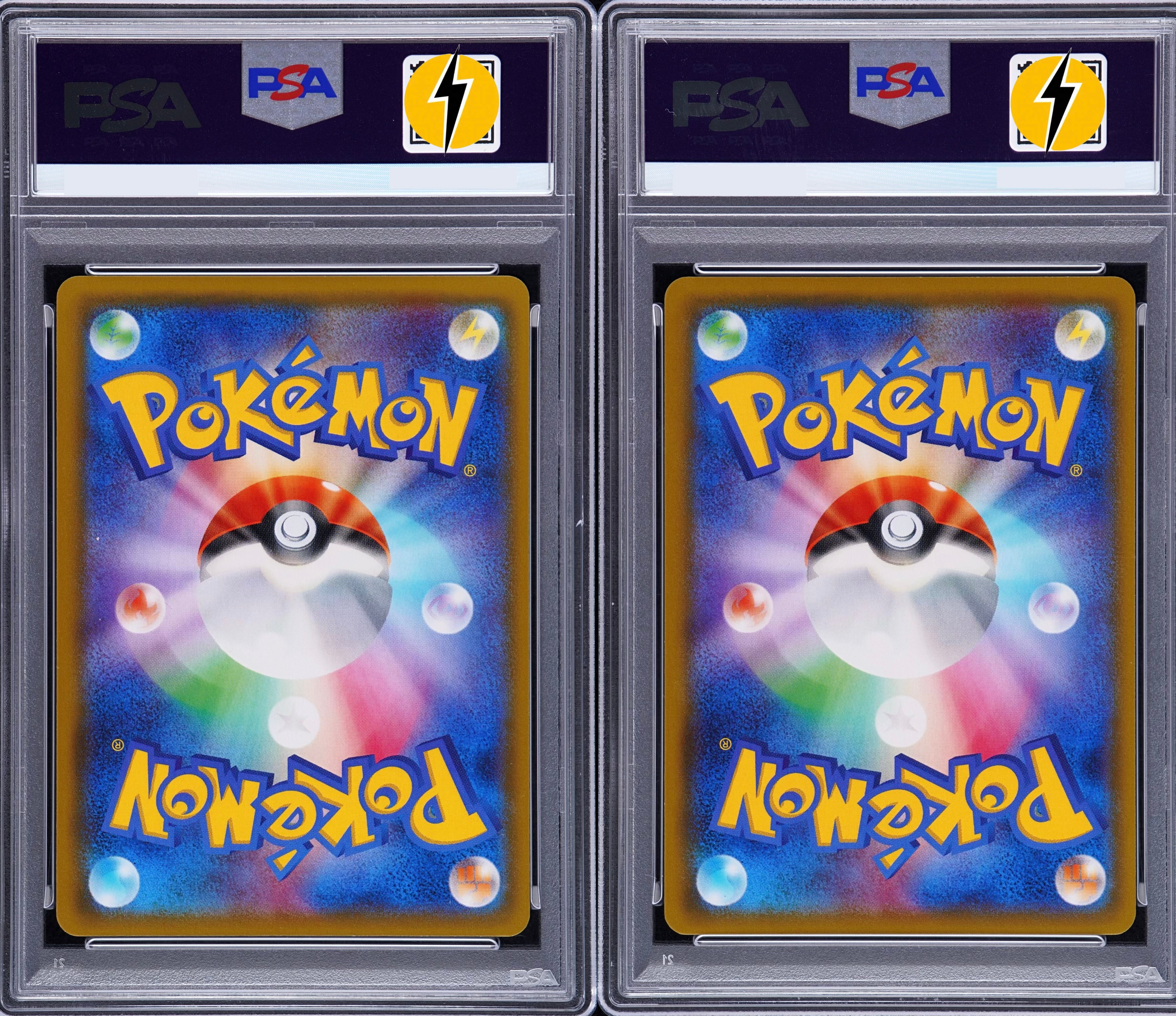 Set Of 2 Psa 10 2015 POKEMON JAPANESE XY PROMO #151 PRTD.GYRDS. PIKACHU PROMO-HOLO & Psa 10 2015 POKEMON JAPANESE XY PROMO #150 PRTD.MGKRP. PIKACHU PROMO-HOLO