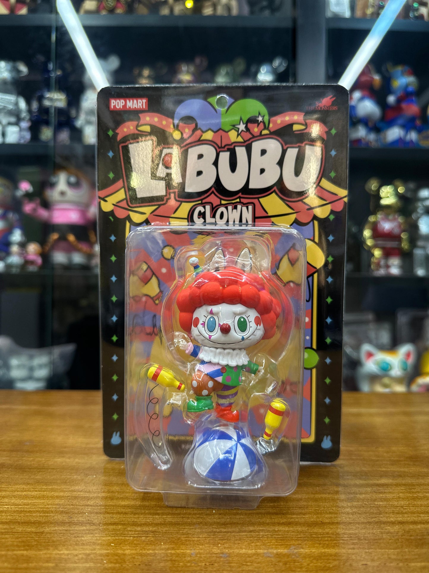 POP MAET THE MONSTERS LABUBU  CLOWN 小丑 吊卡