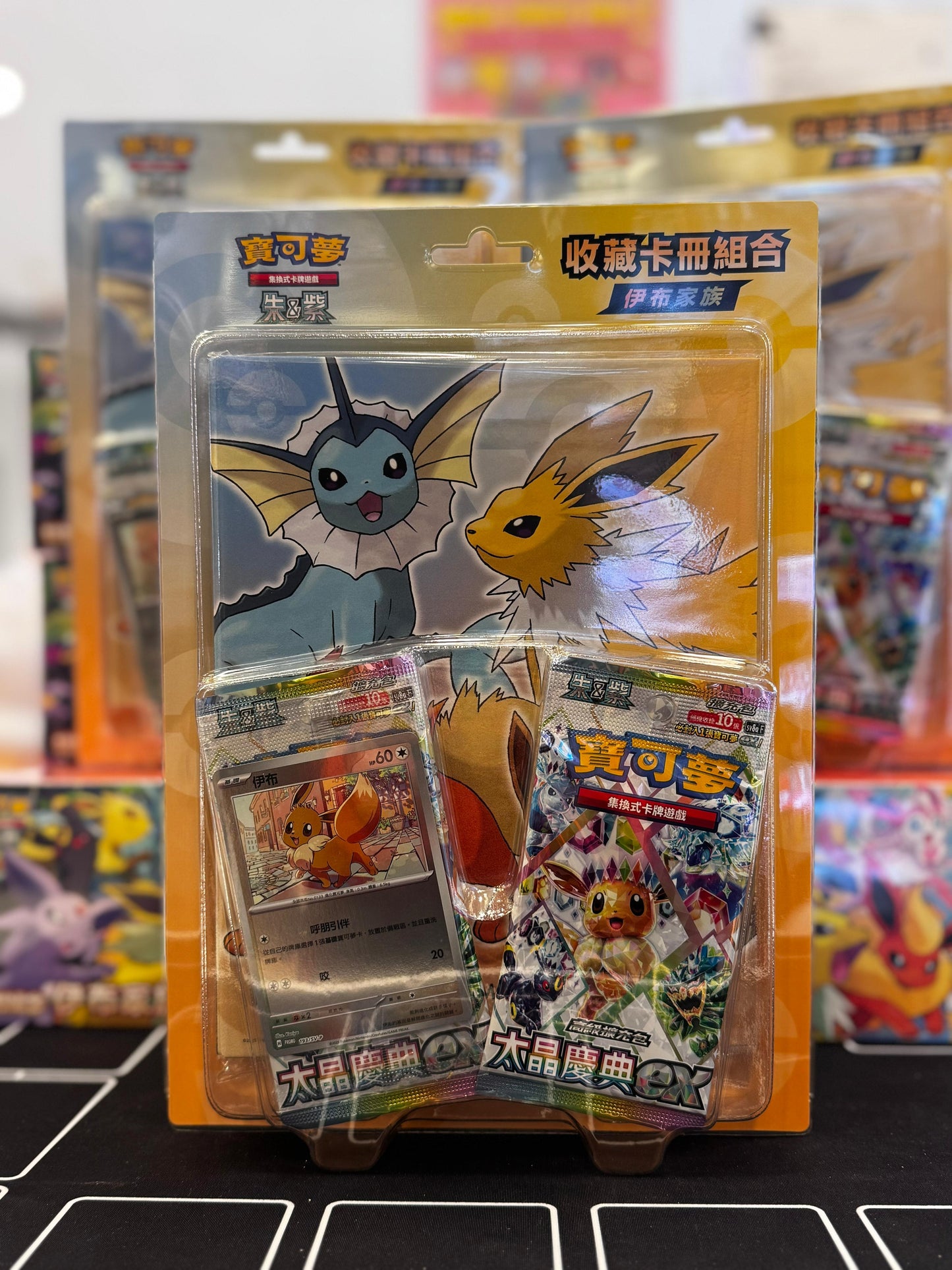 POKEMON寶可夢集換式卡牌 朱&紫 收藏卡冊組合-伊布家族