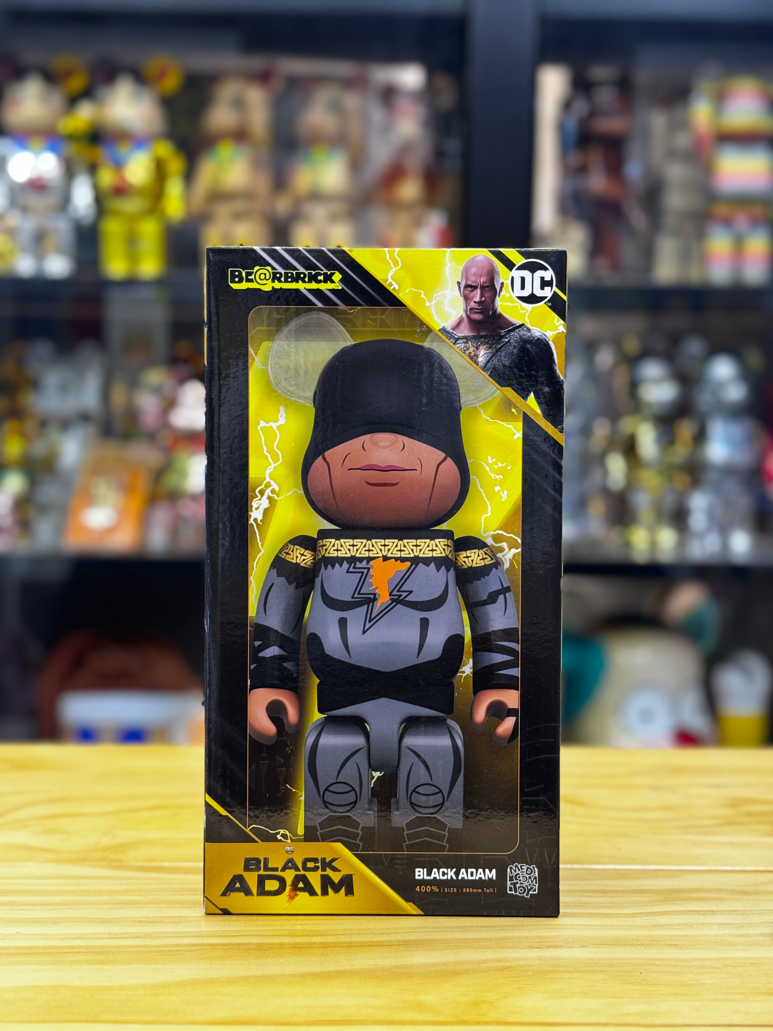 400% BE@RBRICK BLACK ADAM