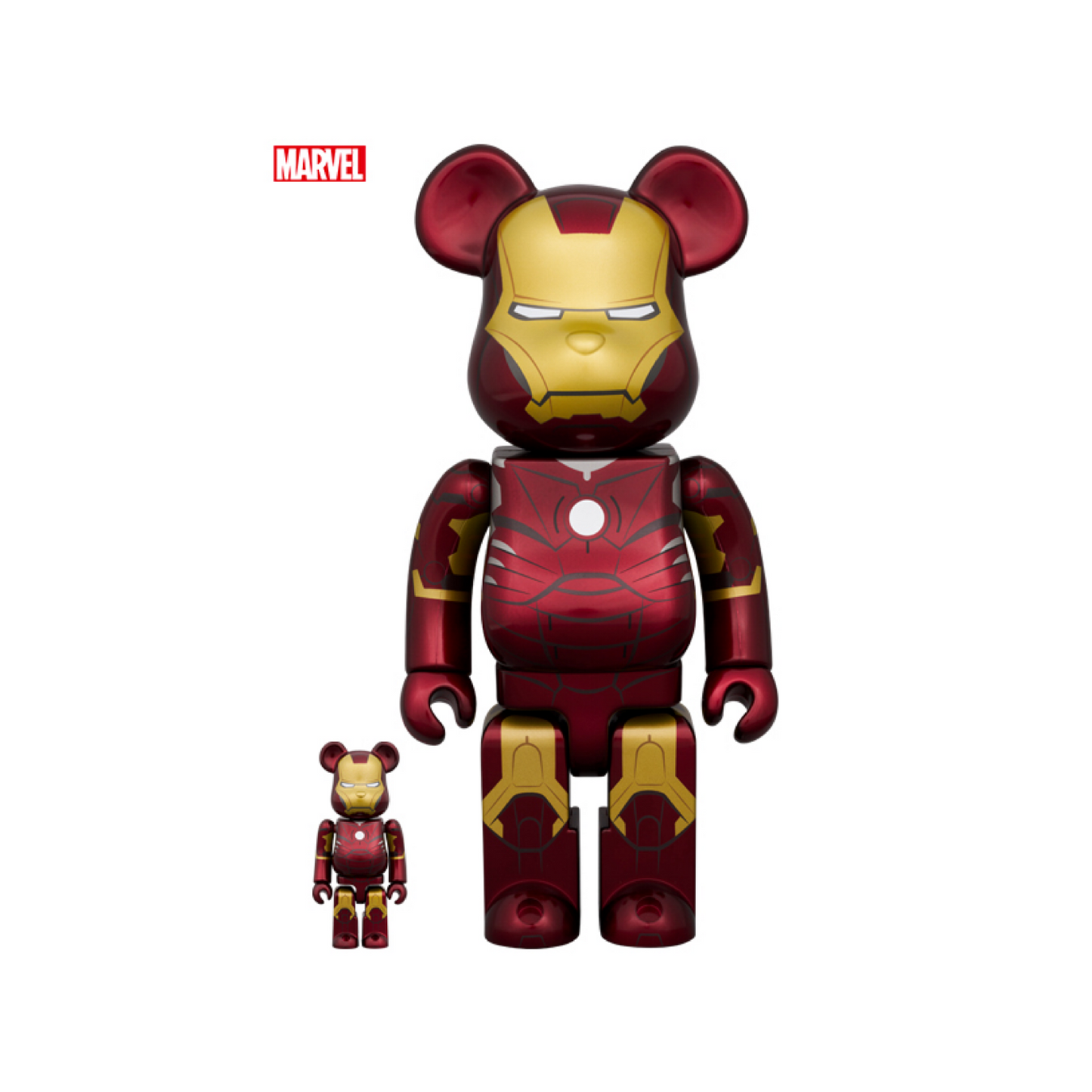 100％ & 400％ BE@RBRICK IRON MAN MARK III