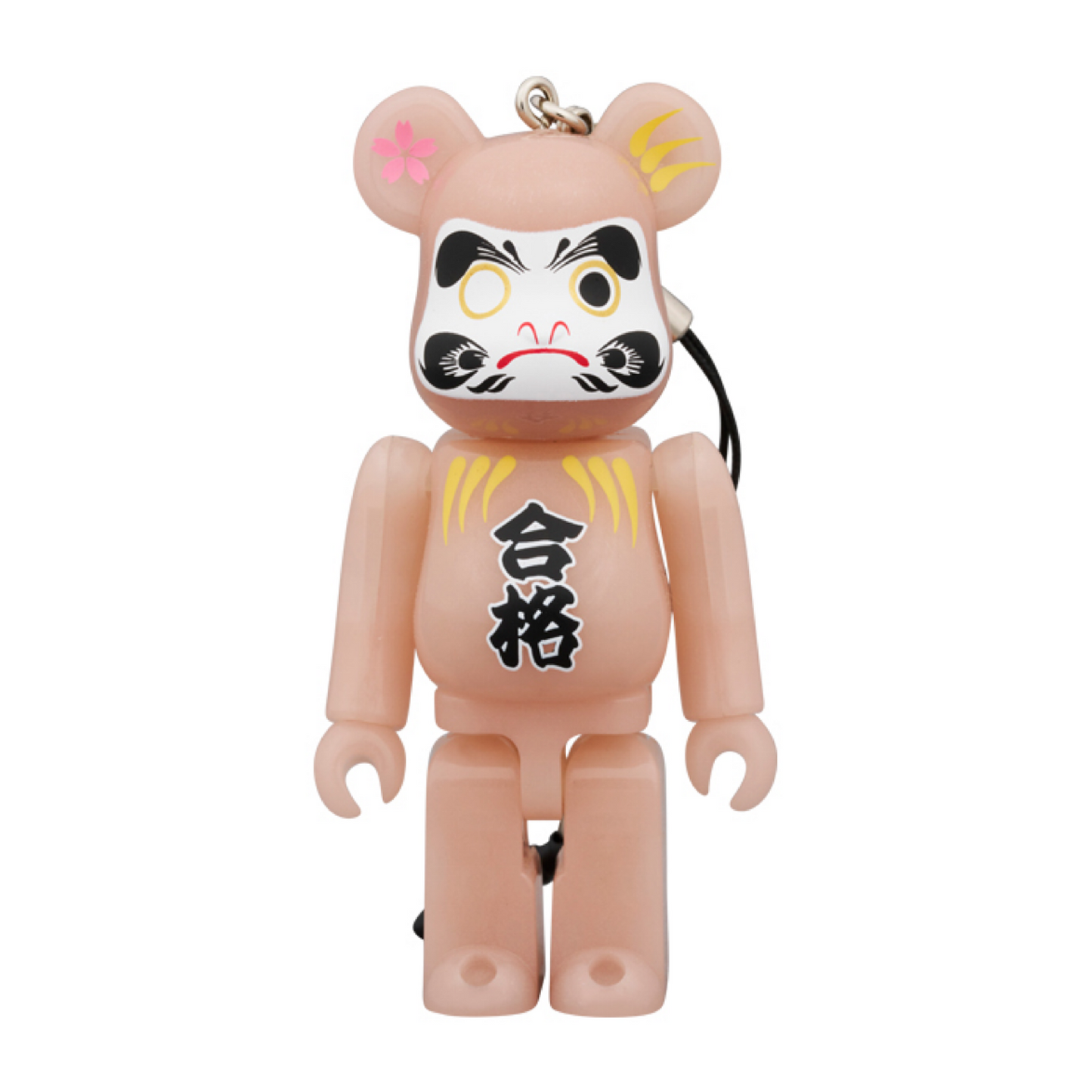 100% BE@RBRICK 達磨 合格 赤蓄光