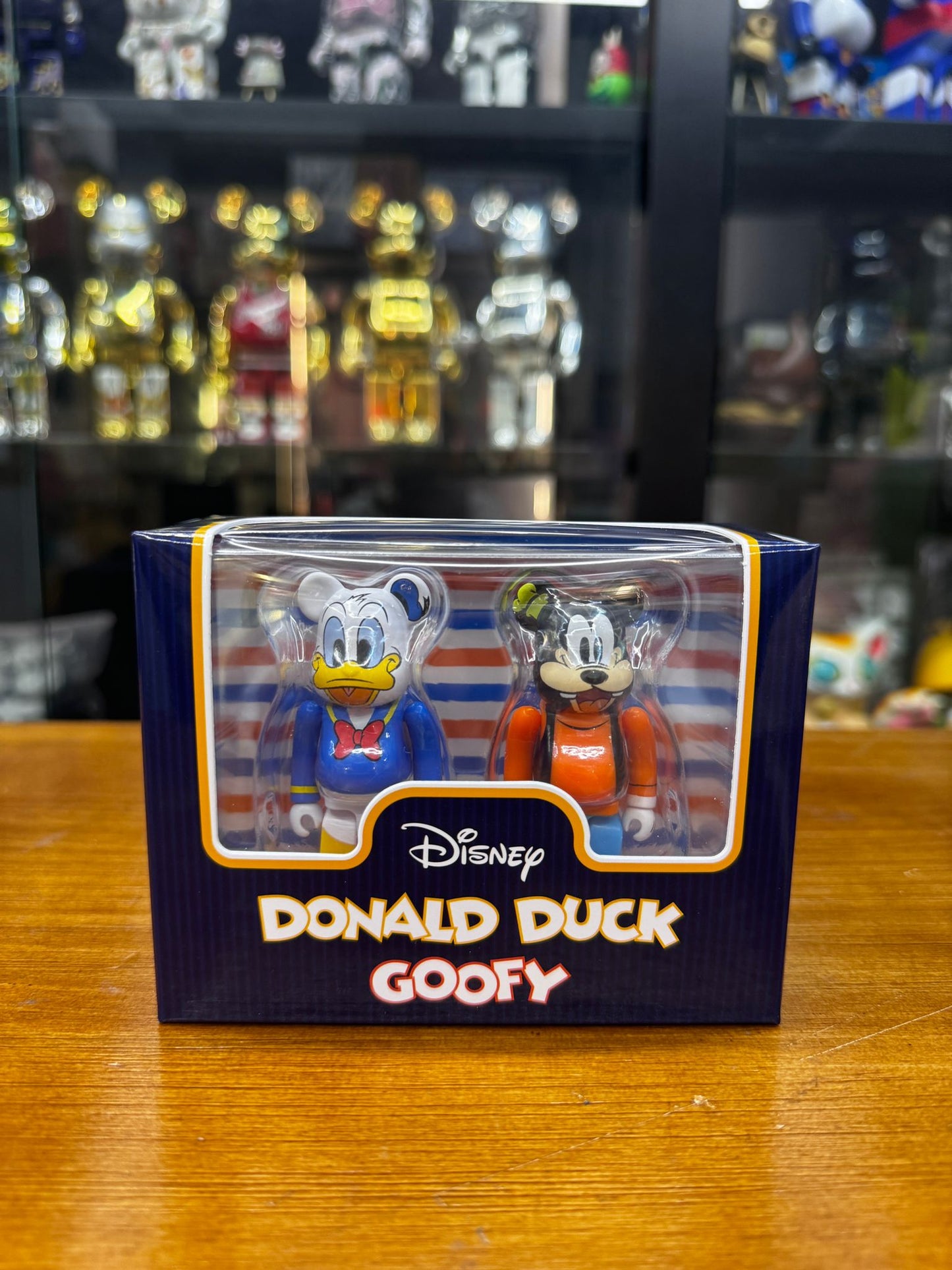 100% BE@RBRICK DONALD DUCK & GOOFY 2PCS SET