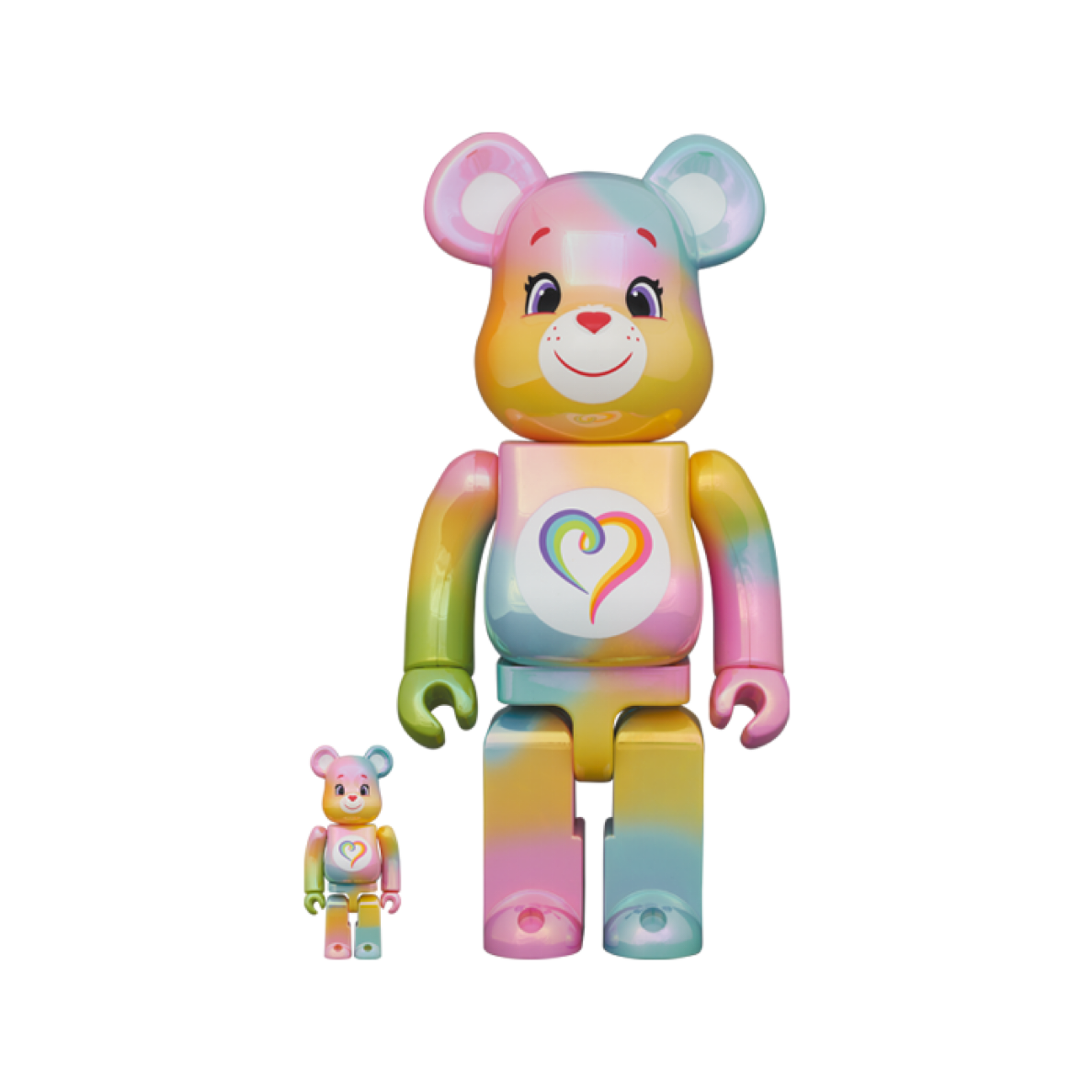 100％ & 400％ BE@RBRICK Care Bears(TM) Togetherness Bear(TM)