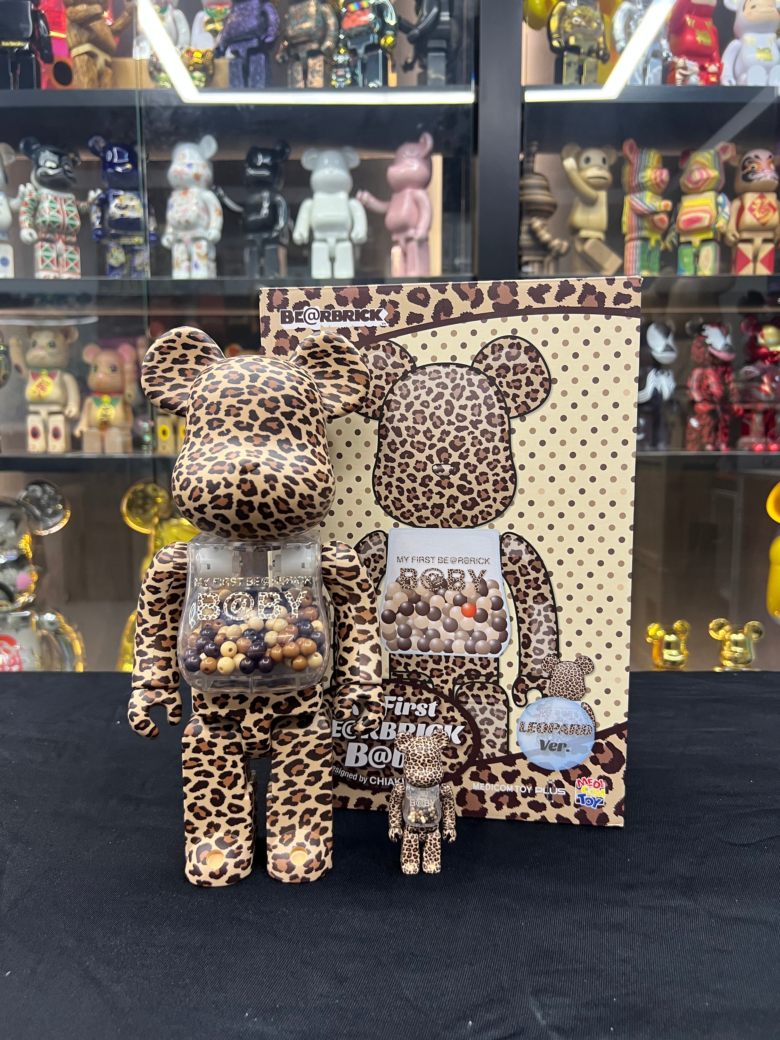 MY FIRST BE@RBRICK B@BY LEOPARD 100%&400 - フィギュア