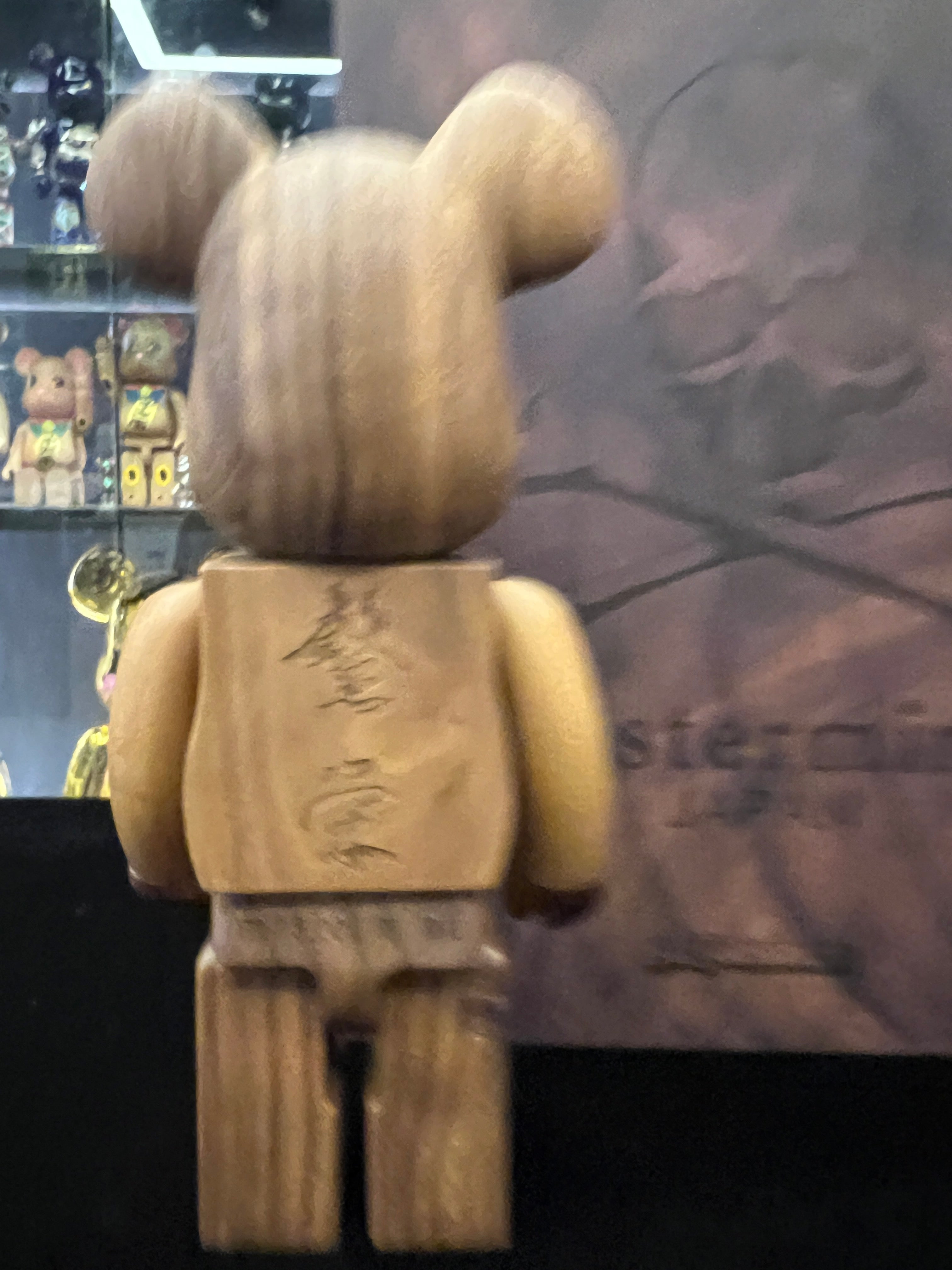 400% Be@rbrick Karmoku Mastermind Japan Walnut Moku