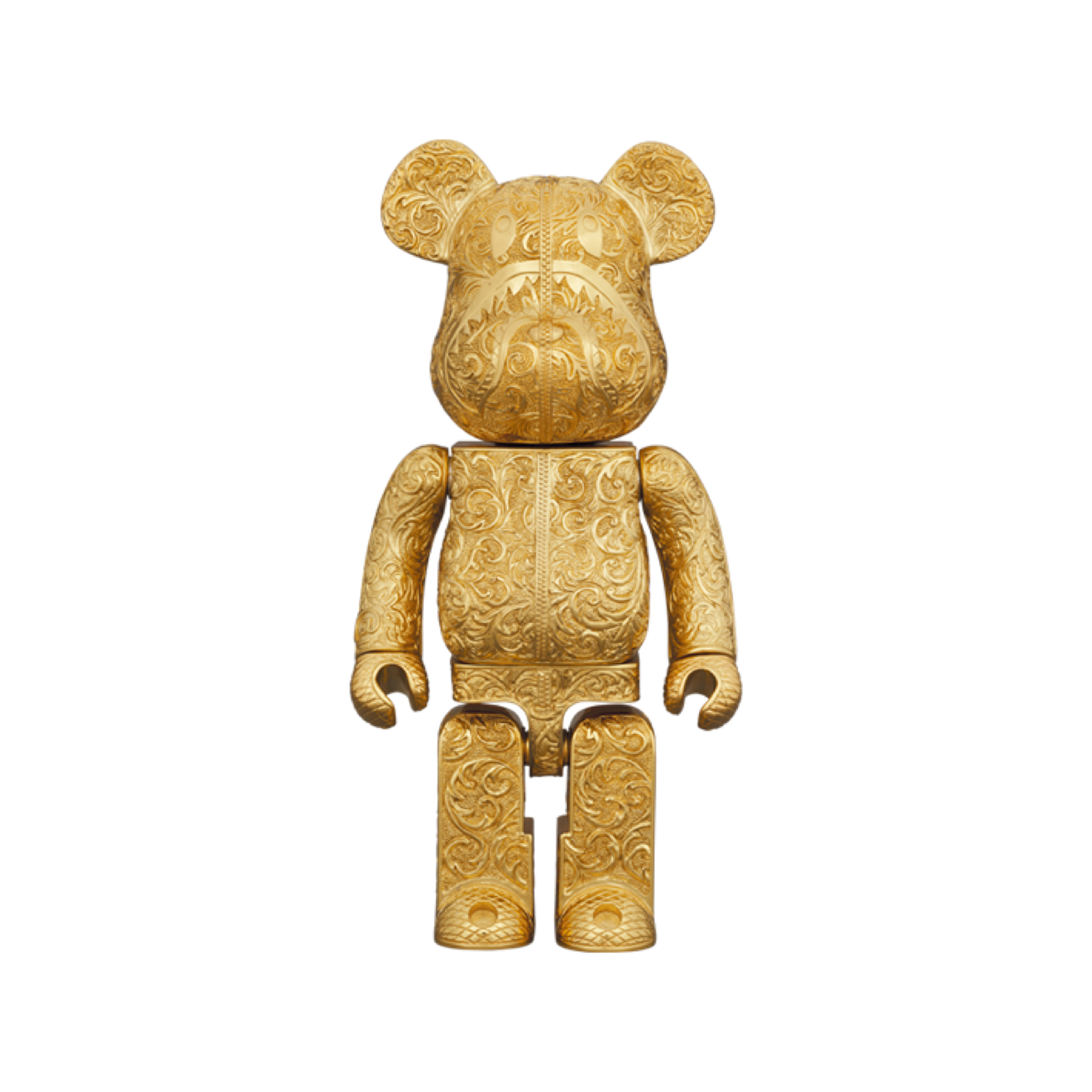 400％ Be@rbrick BAPE(R) Shark Royal Selangor  Gold