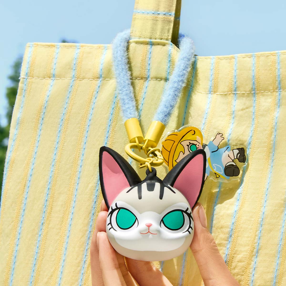 Baby Molly & Baby Tabby Series Squsihy Charm Blind Box 喵趣橫生系列-捏捏掛件盲盒