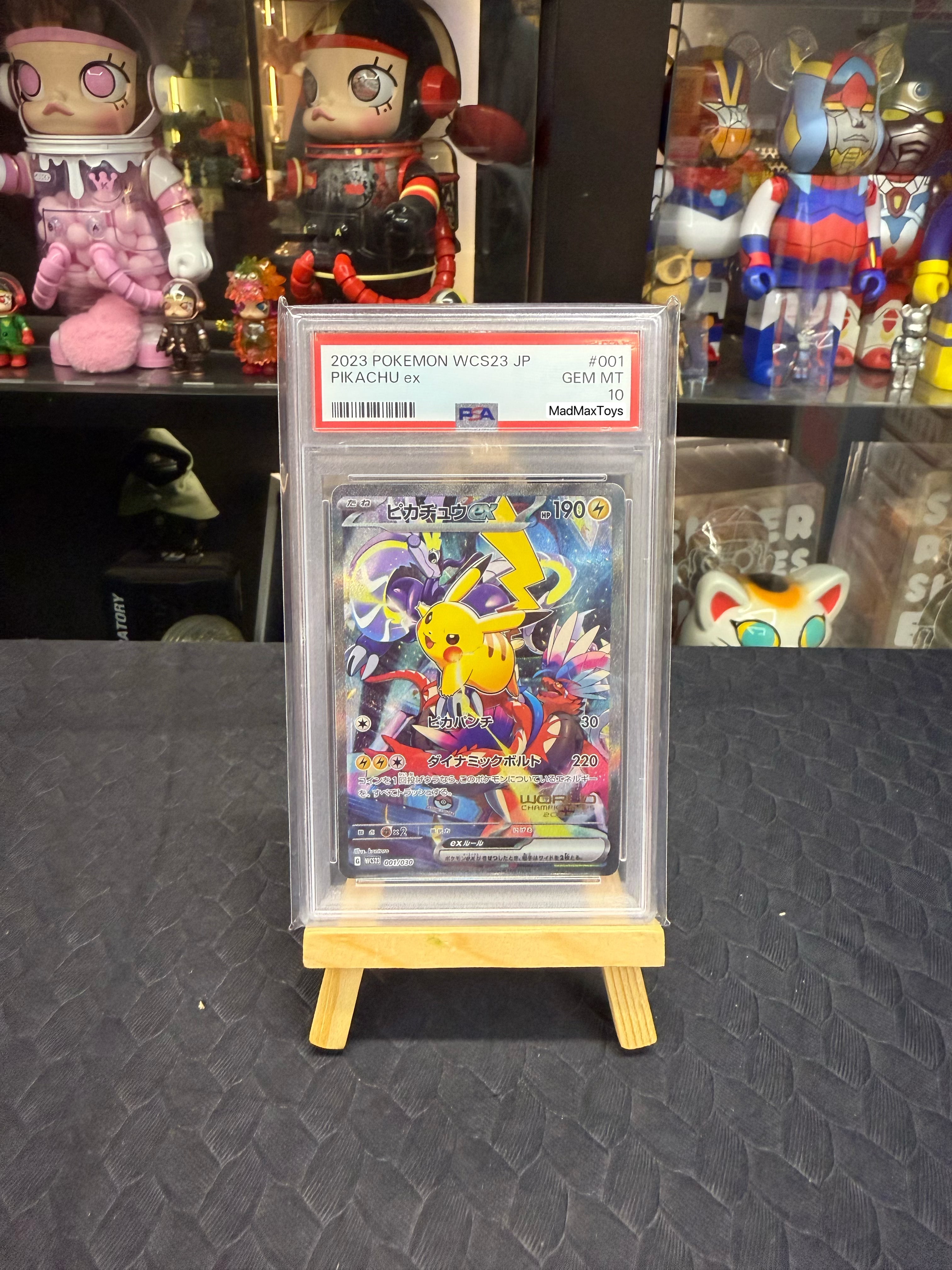 PSA10 2023 Pokemon Card WCS23 JP 001/030