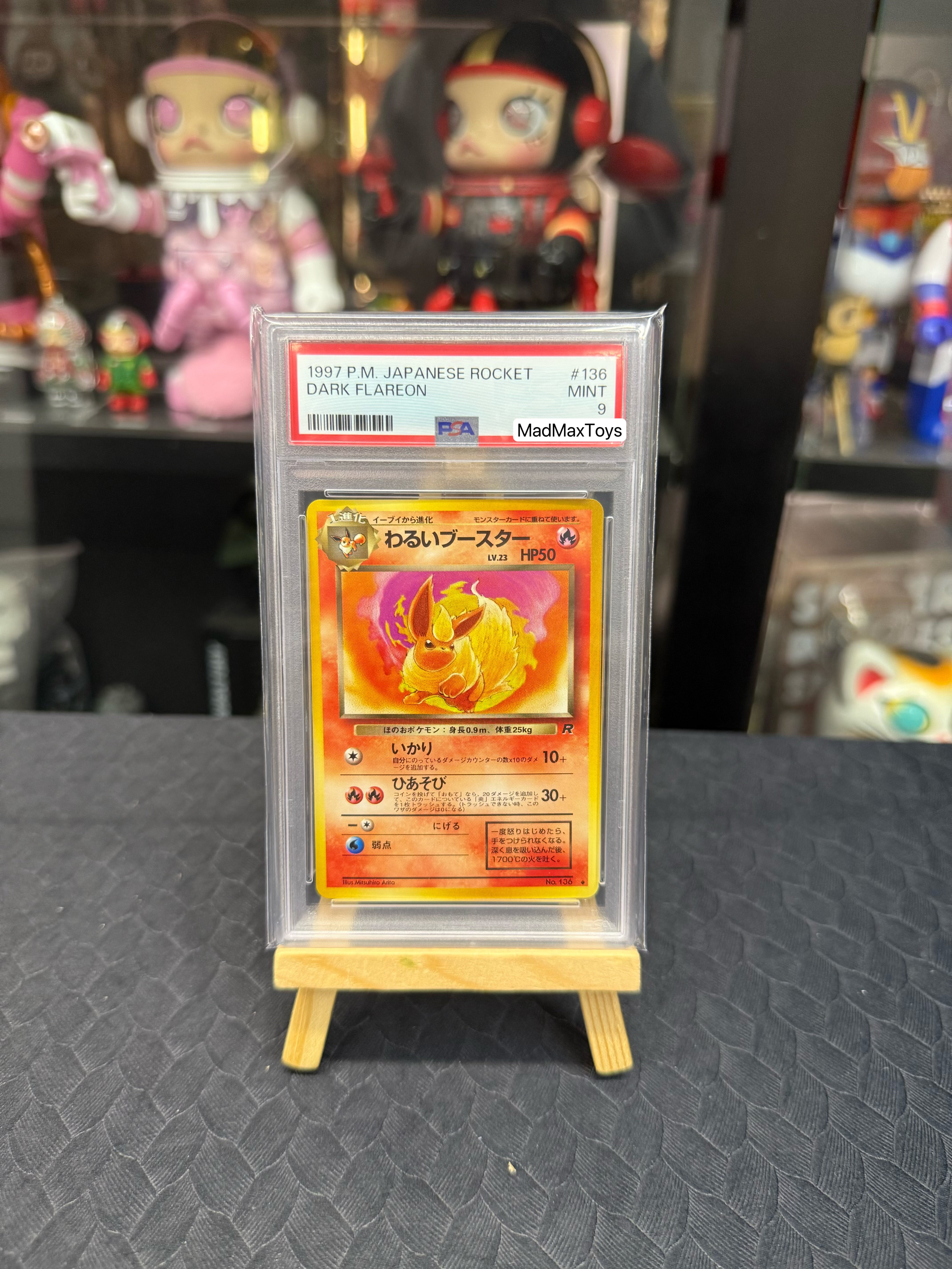 PSA 9 1997 Pokemon Card No.136