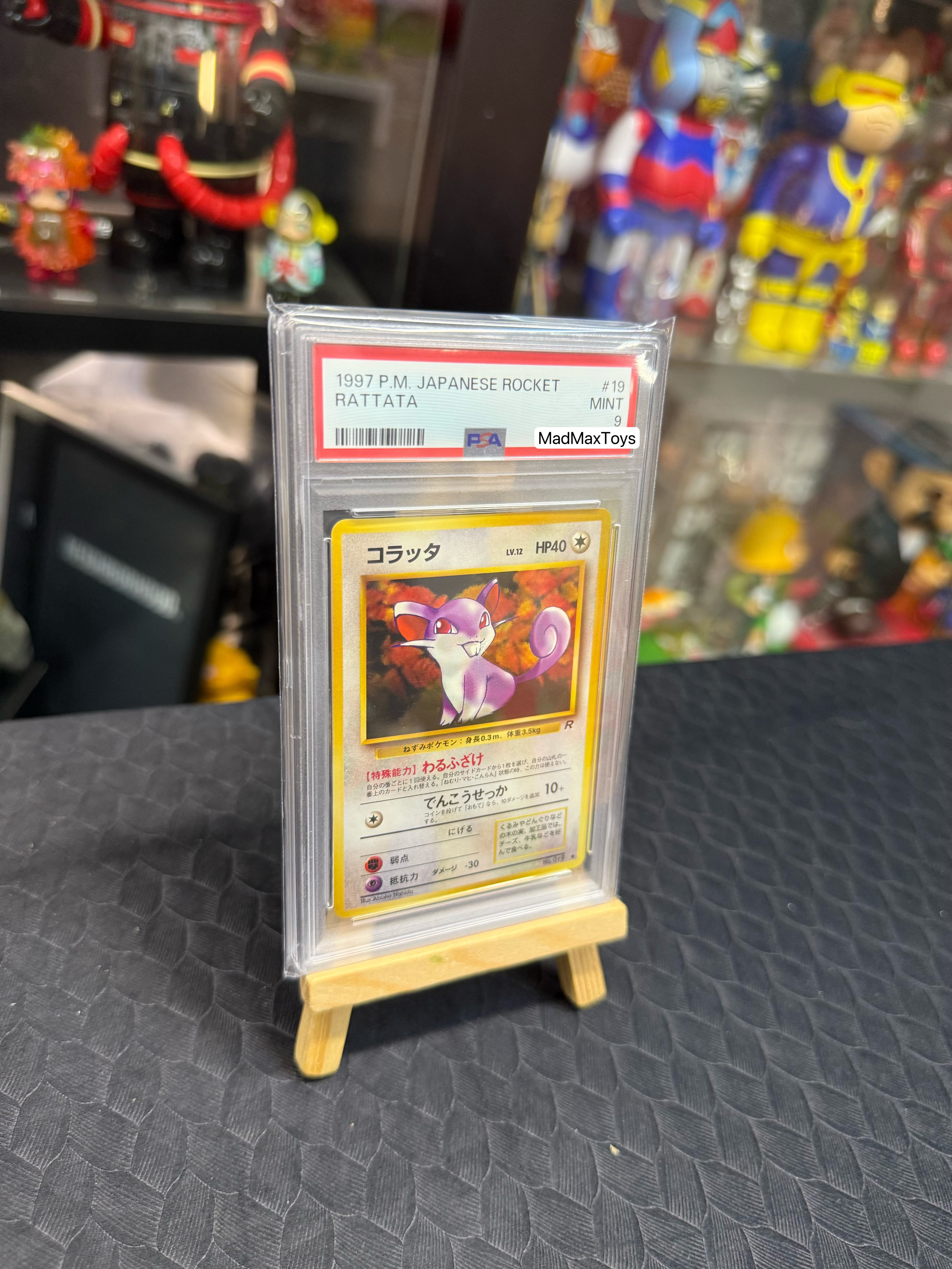 PSA 9 1997 Pokemon Card No.019