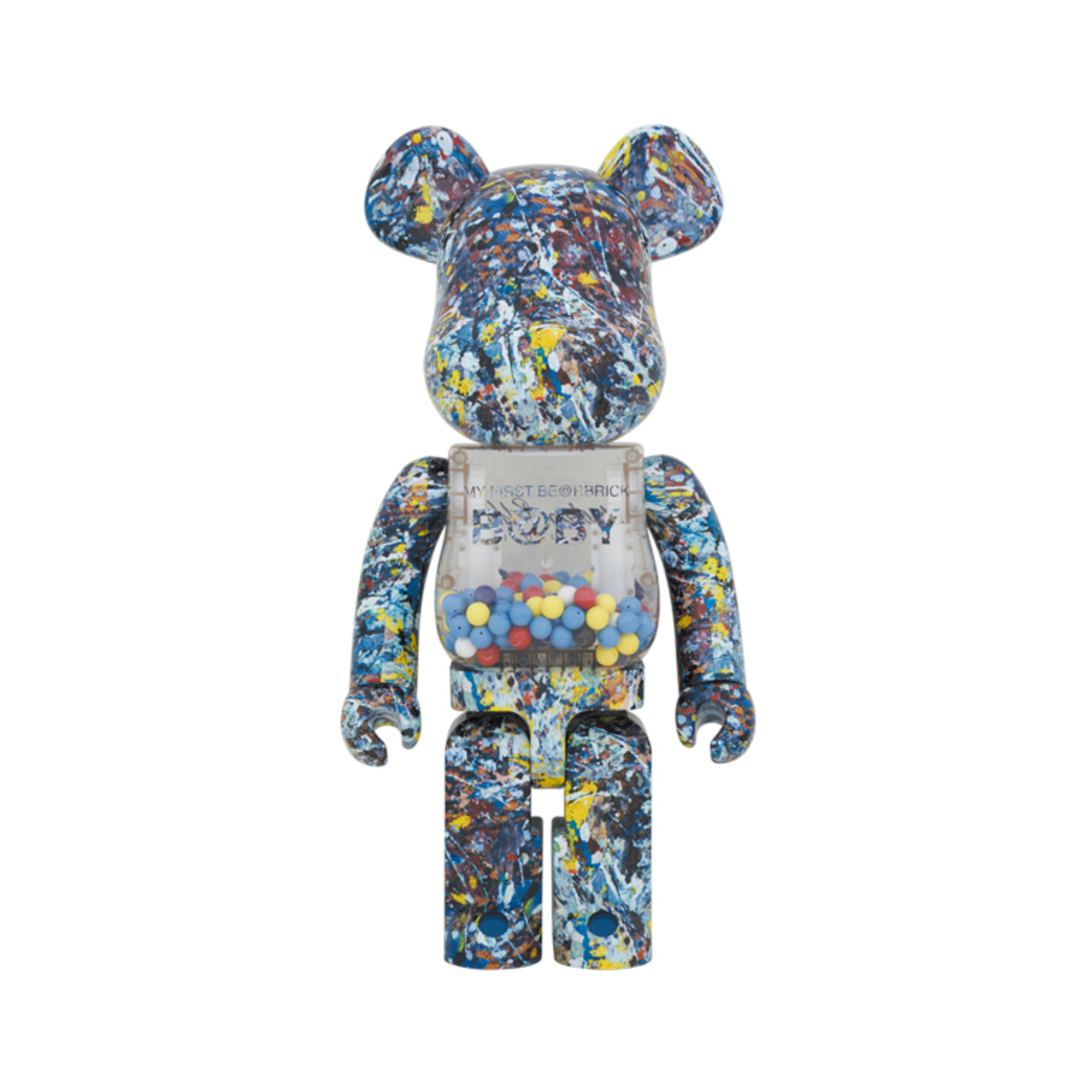 1000% My first Bearbrick B@by Jackson pollock Studio Ver.