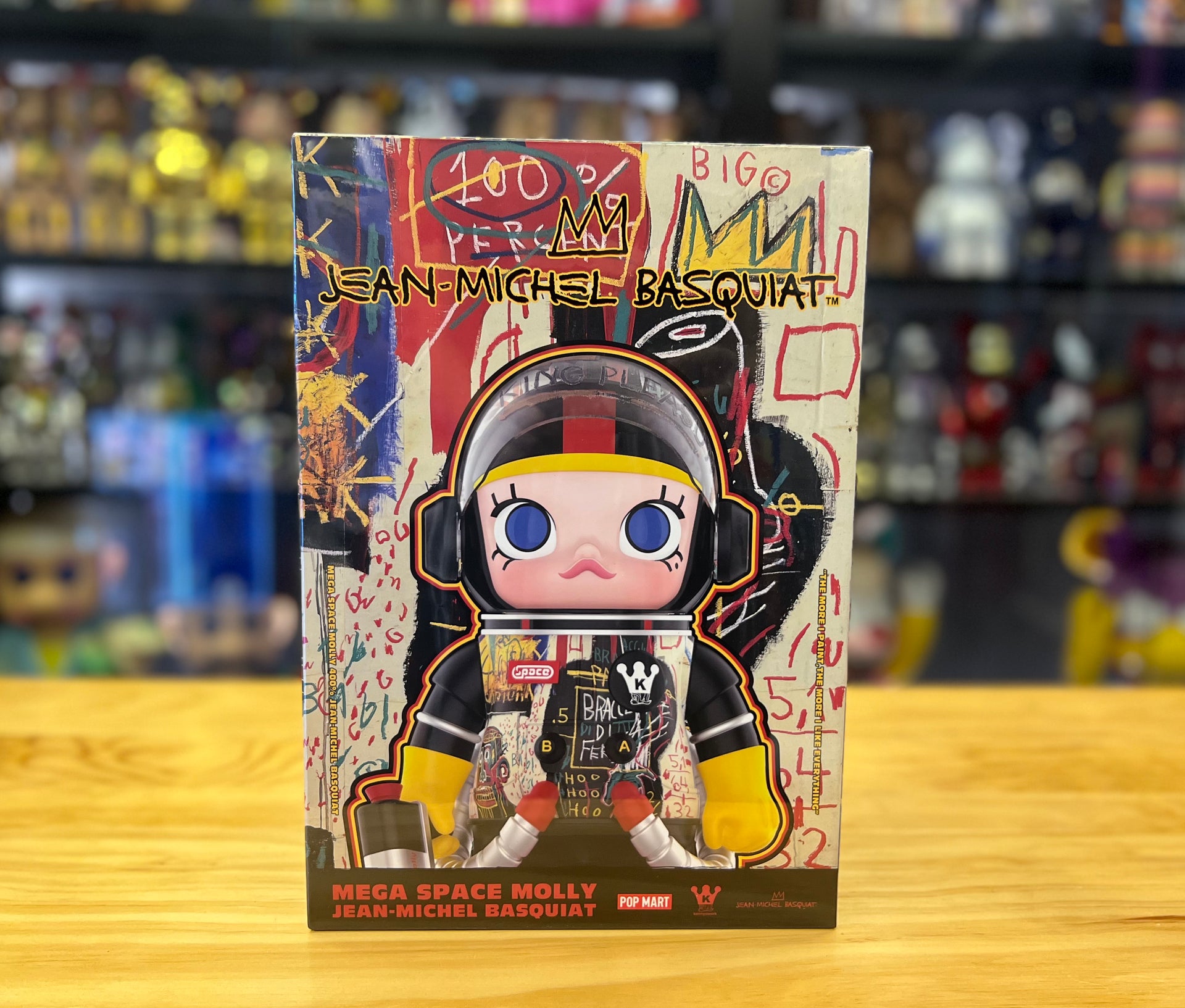 400% Mega Space Molly x Jean-Michel Basquiat – Madmaxtoys