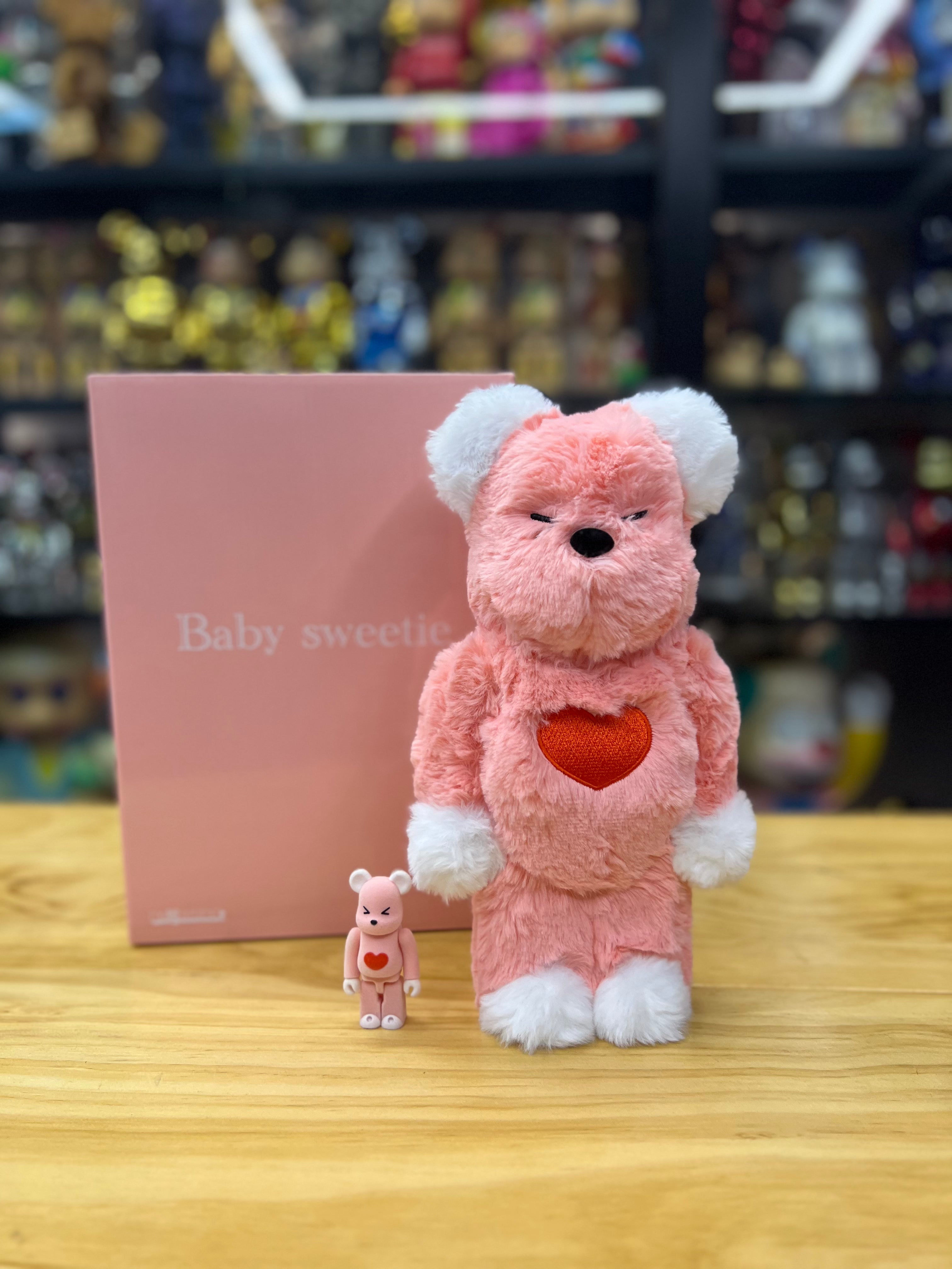 100% & 400% Be@rbrick Valmuer (Poppies) Baby Sweetie