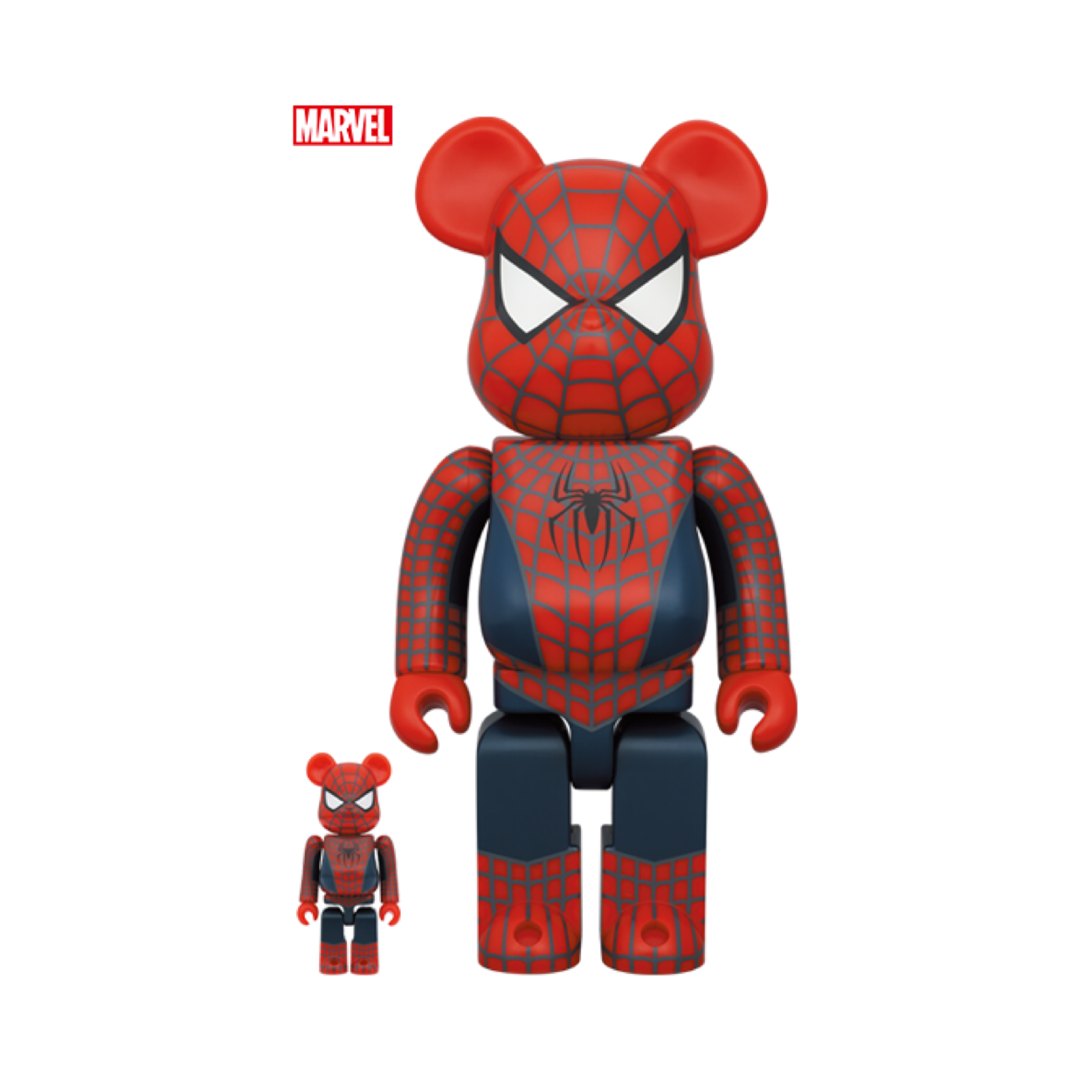 100％ & 400％ BE@RBRICK FRIENDLY NEIGHBORHOOD SPIDER-MAN