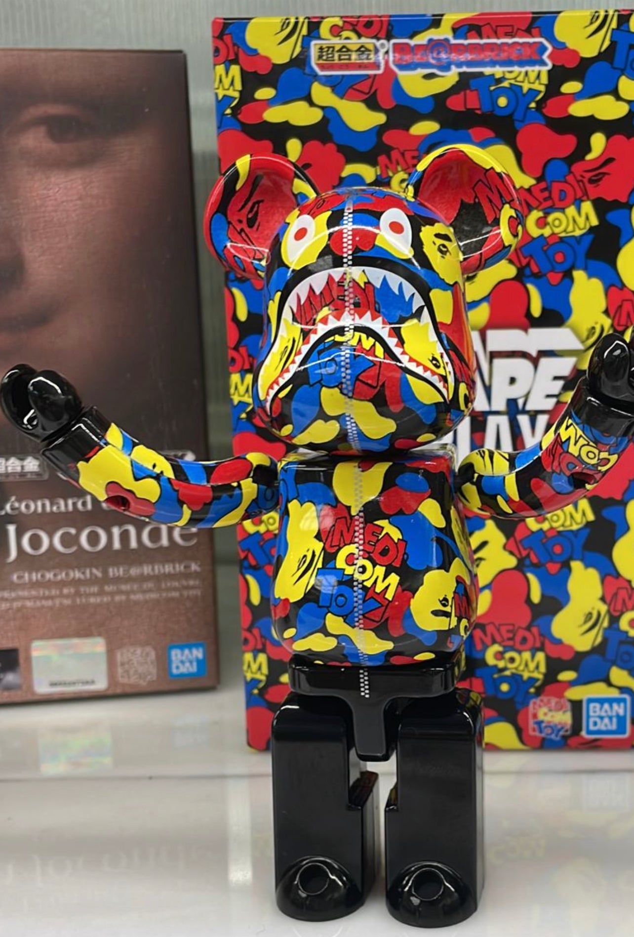 200% Be@rbrick x BAPE Medicom Toy Camo Shark Chogokin 超合金