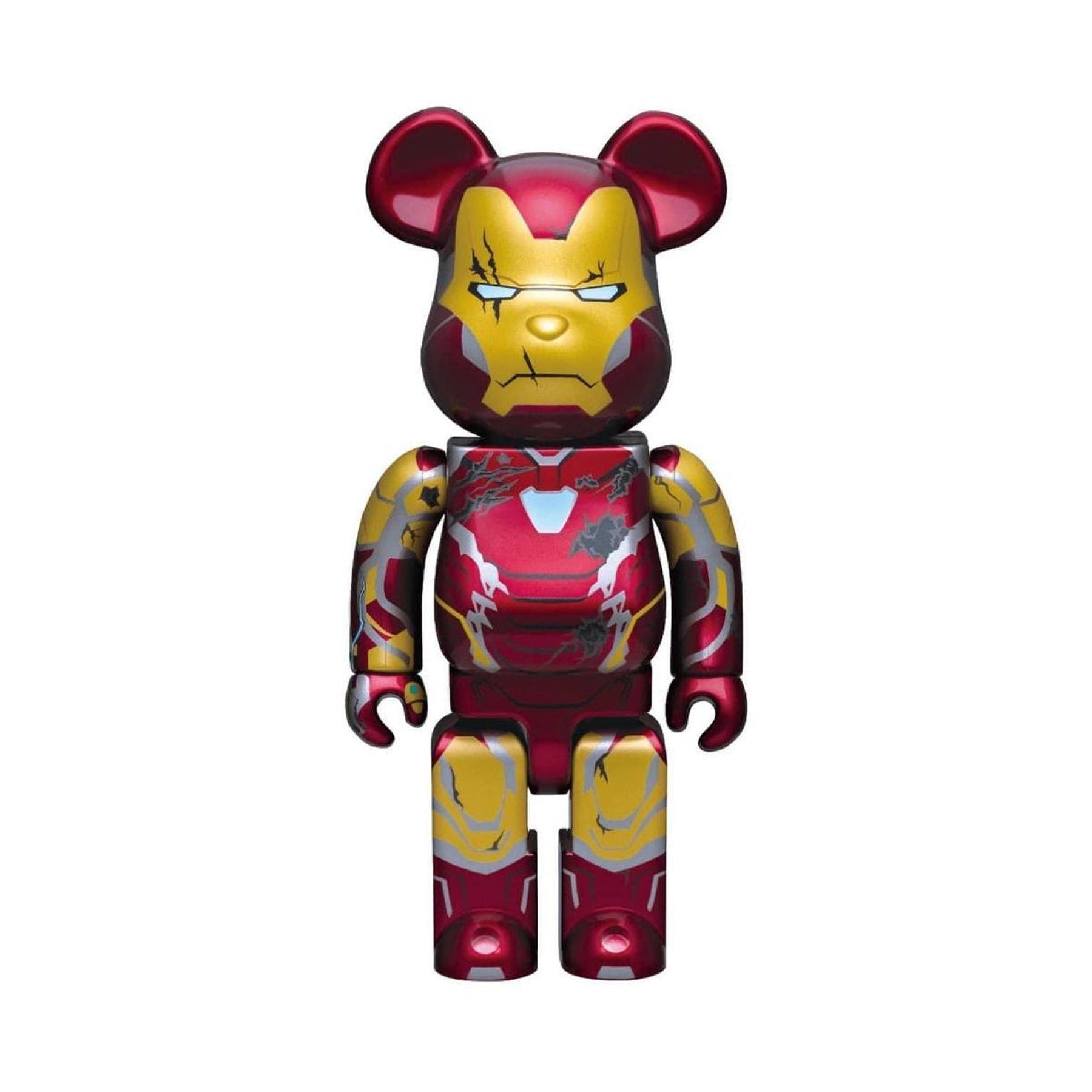 Happy 一番賞Ironman Be@rbrick Set to (400% x 2) +(100% No1-No.20