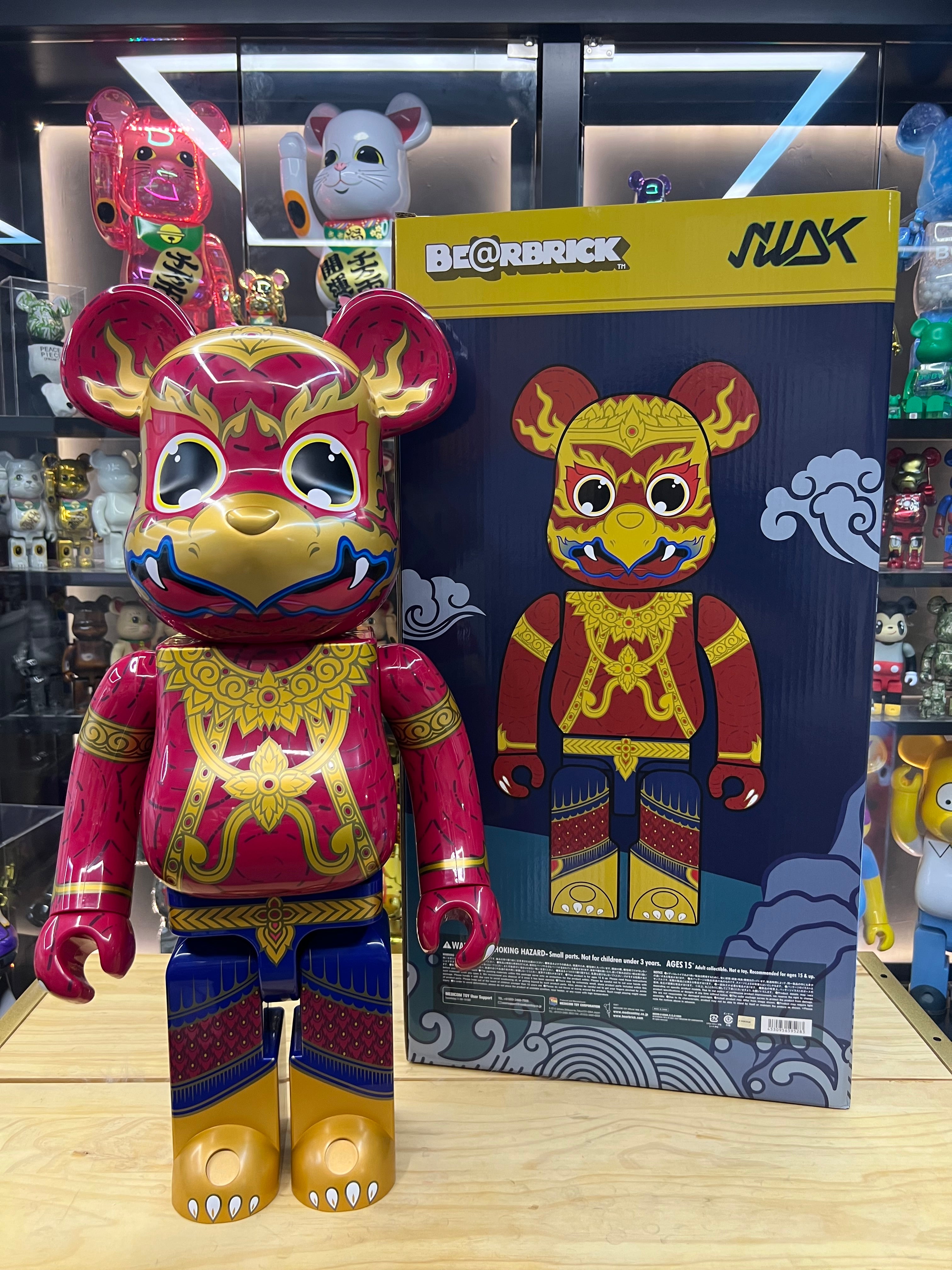 1000% Be@rbrick Kong Karoon Sosothkul "Garuda" 泰國神 (紅鷹神）