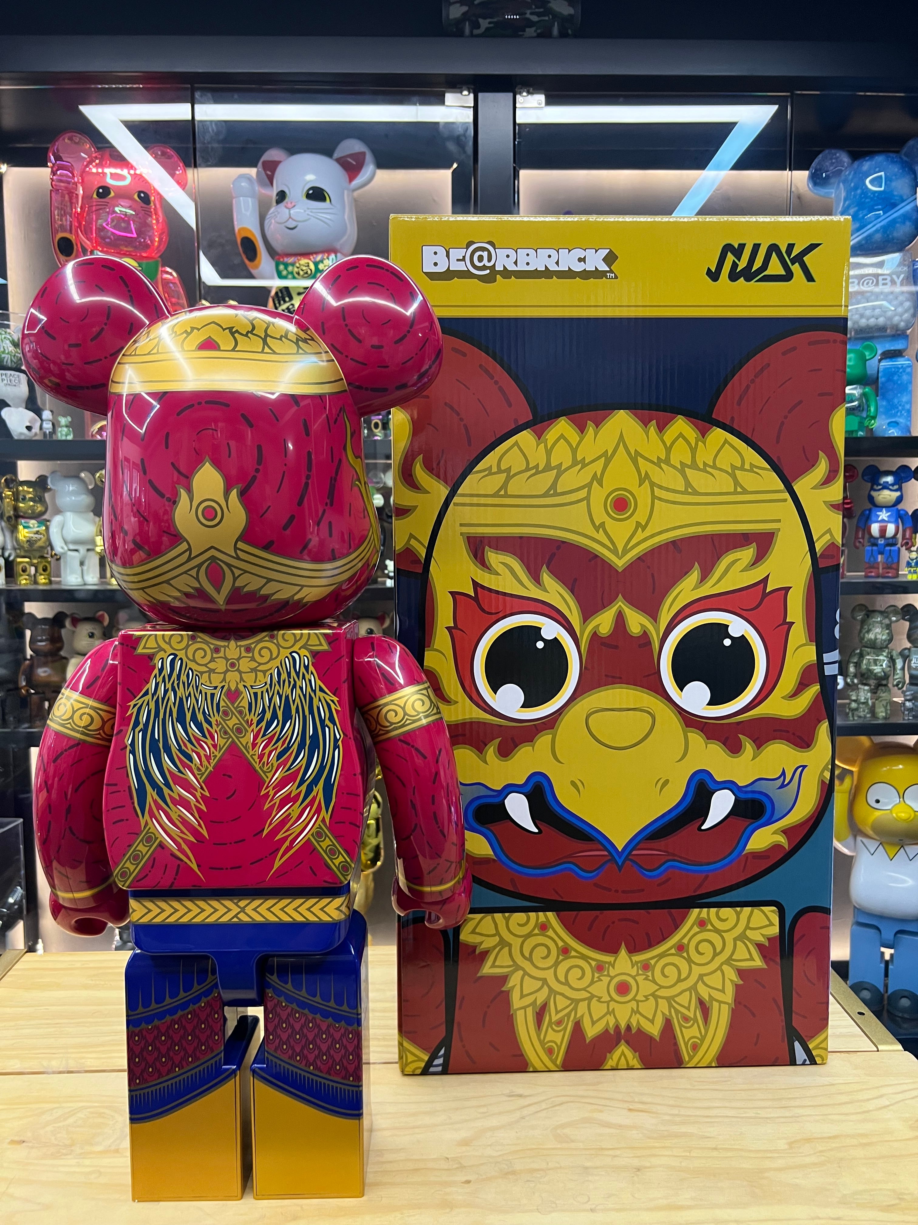 1000% Be@rbrick Kong Karoon Sosothkul "Garuda" 泰國神 (紅鷹神）